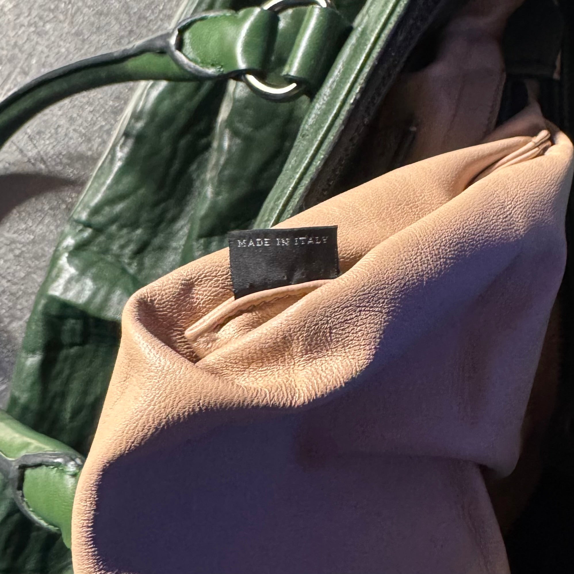 PRADA NAPPA ANTIQUE GALLERIA DOUBLE ZIP TOTE