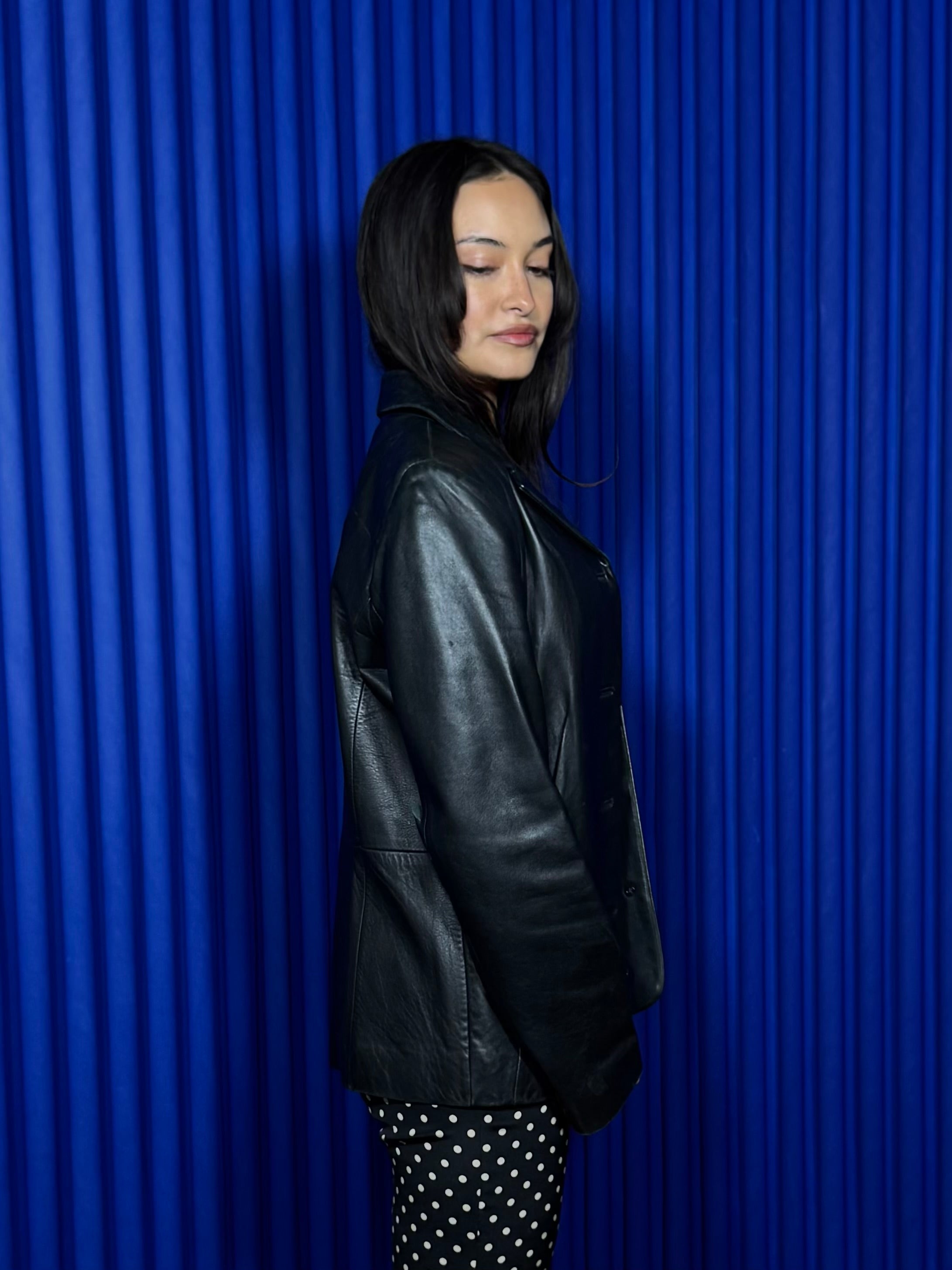 Kenneth Cole Reaction Leather Jacket ‘Black’