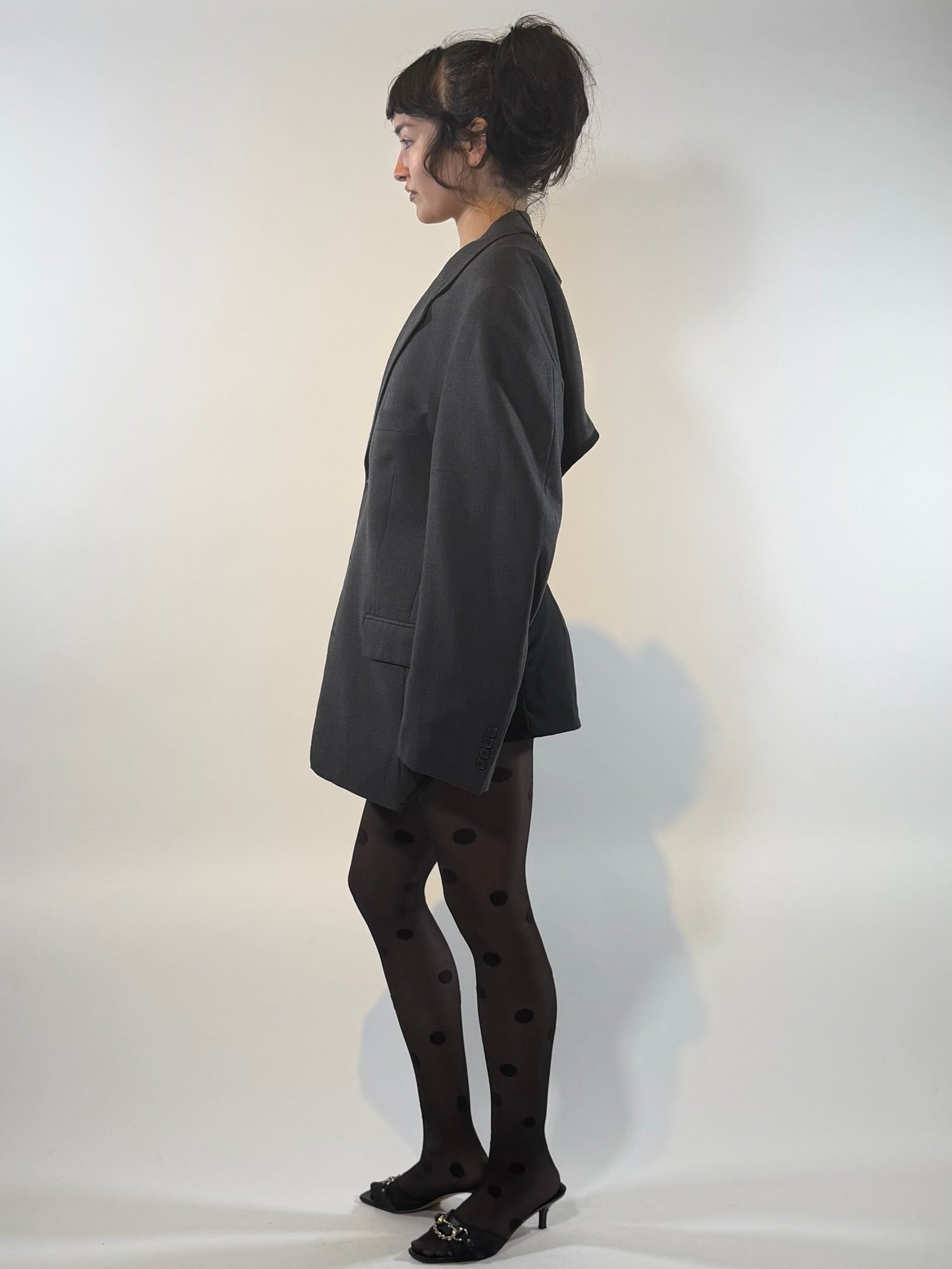 Givenchy Reworked Open Back Navy Blazer (G)