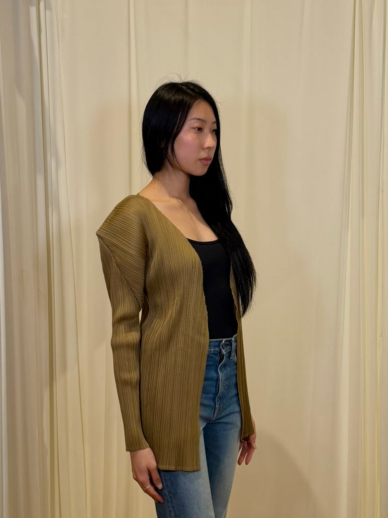 Pleats Please Long-sleeve Open Top