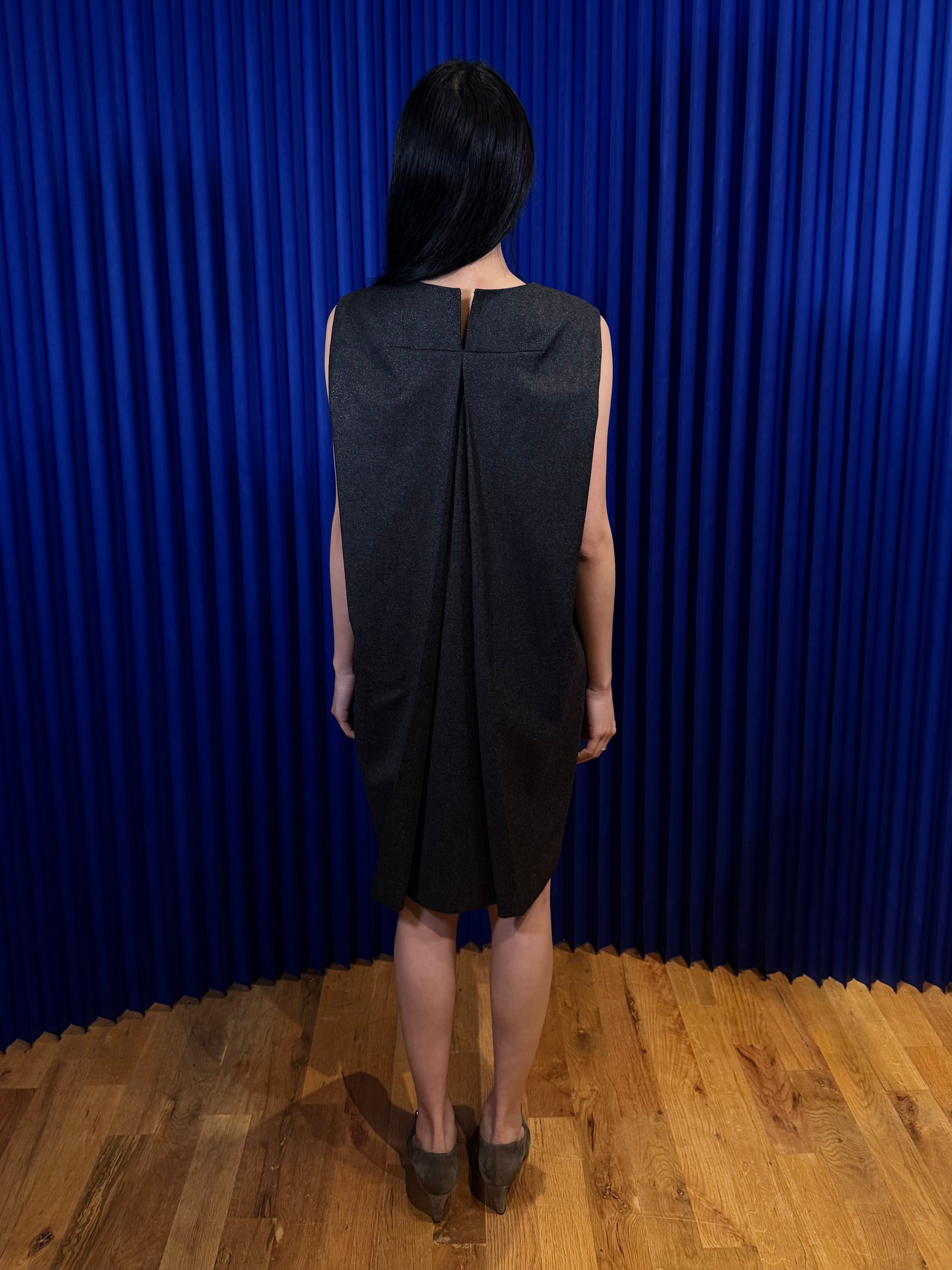 FW 09 YSL WOOL MIDI DRESS