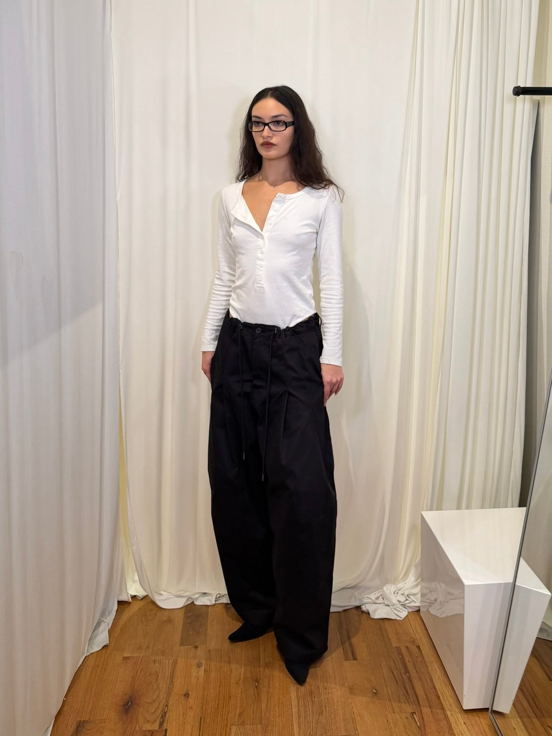 Free Market Costes Pleated Wide Pants