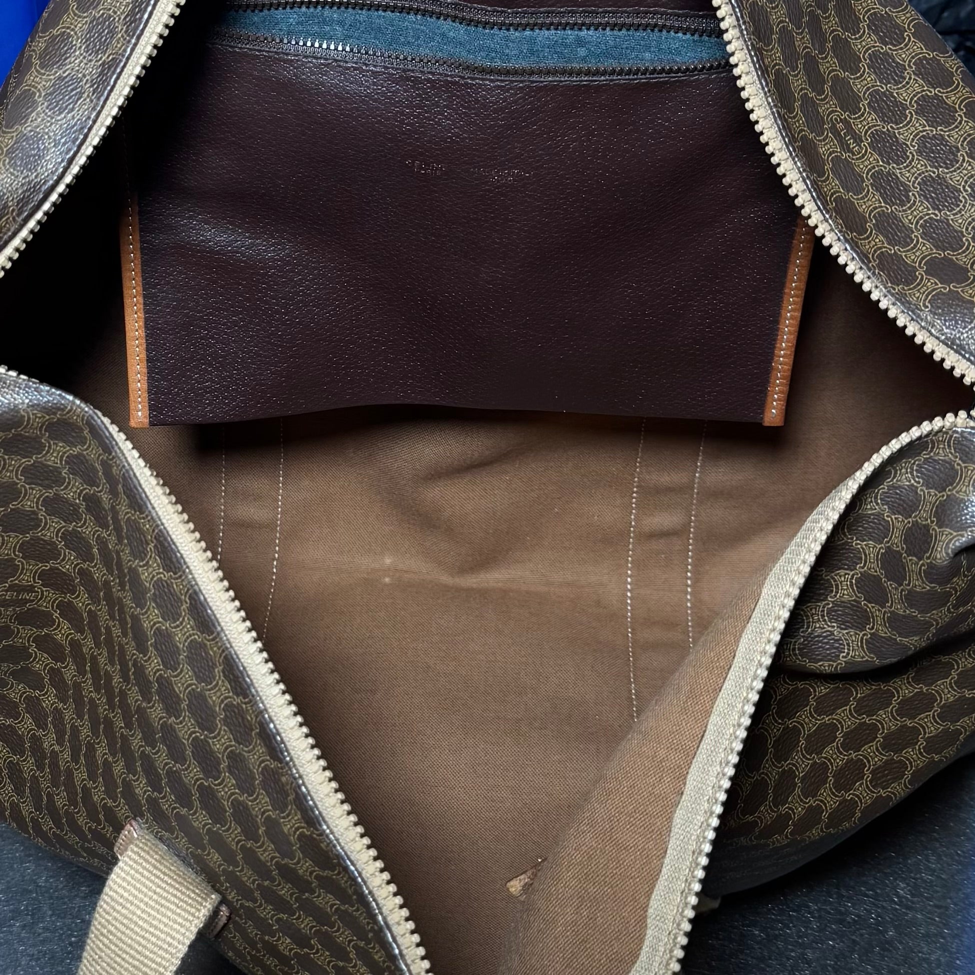 CELINE MACADAM MONOGRAM SHOPPER TOTE