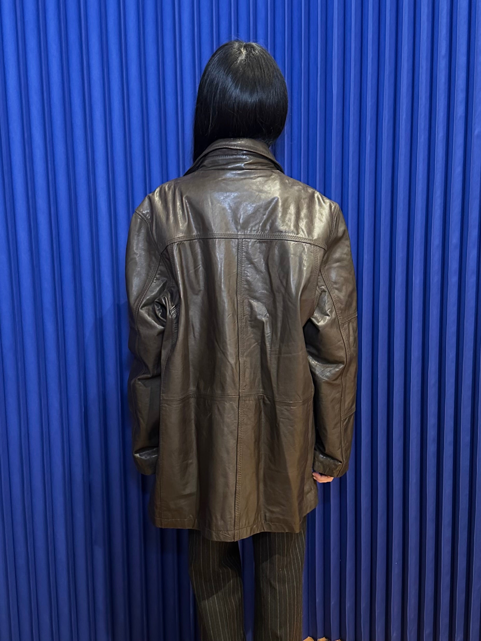 Pelle Leather Short Coat