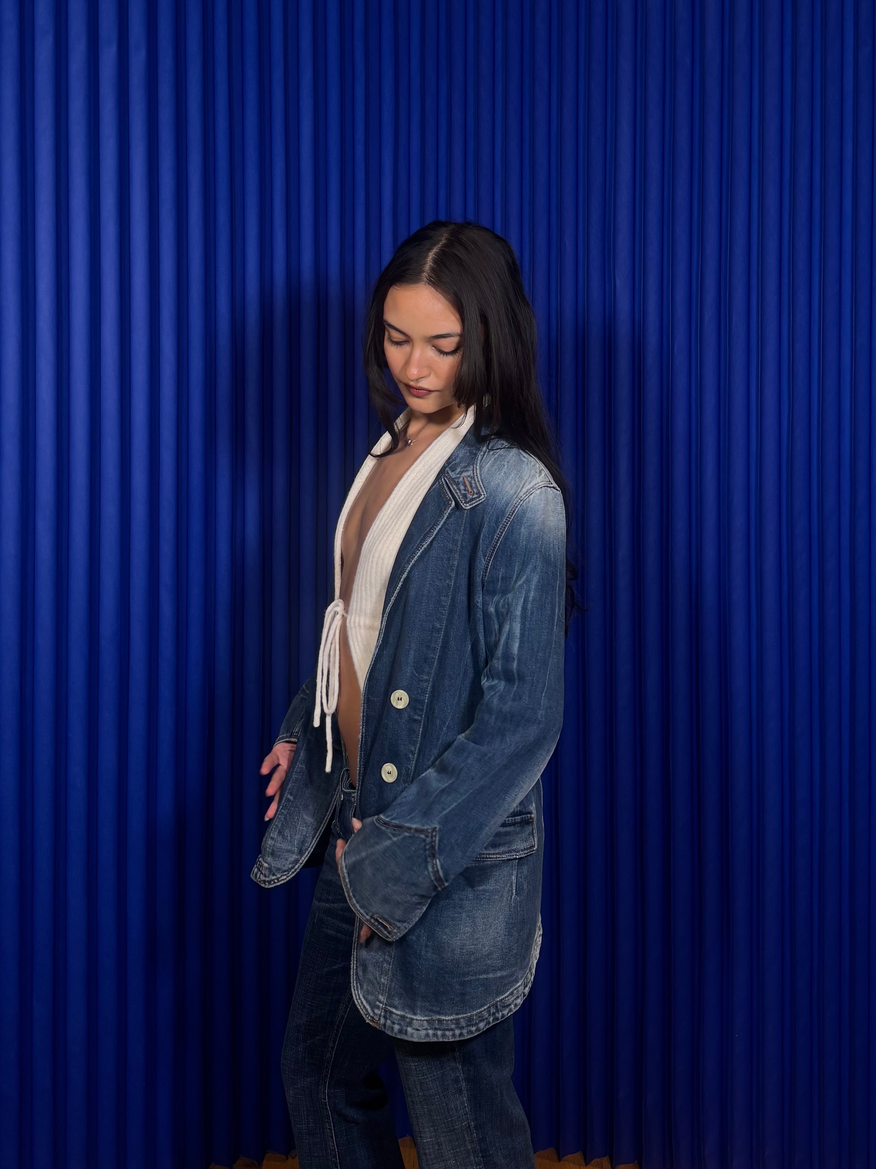 Armani Jeans Denim Blazer