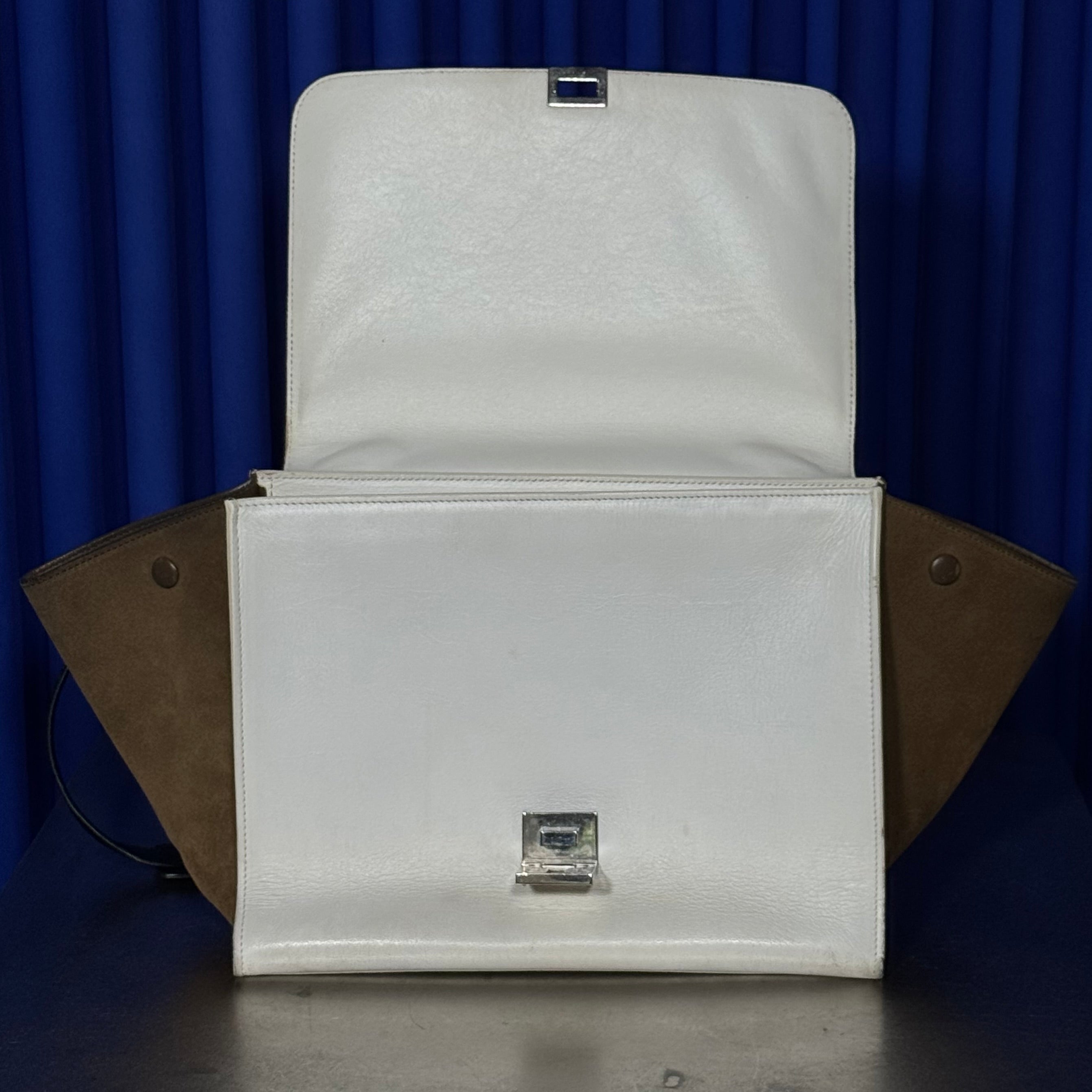 2014 CÉLINE TRAPEZE TRICOLOR 2WAY LEATHER BAG