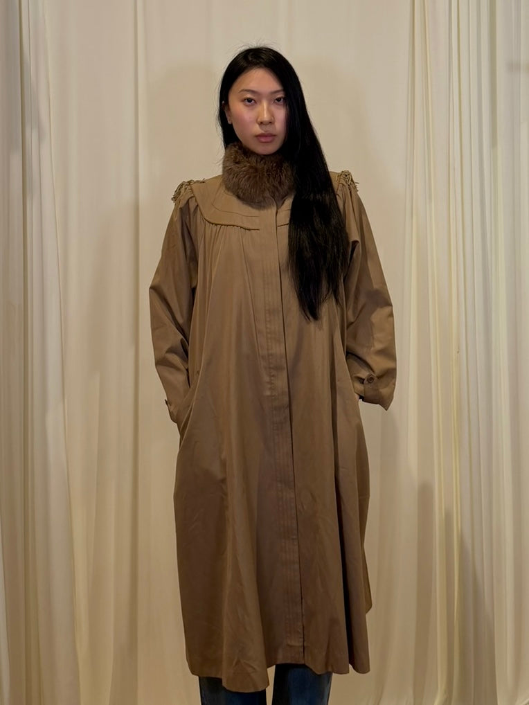 Vintage YLS Fourrures  Nylon Coat