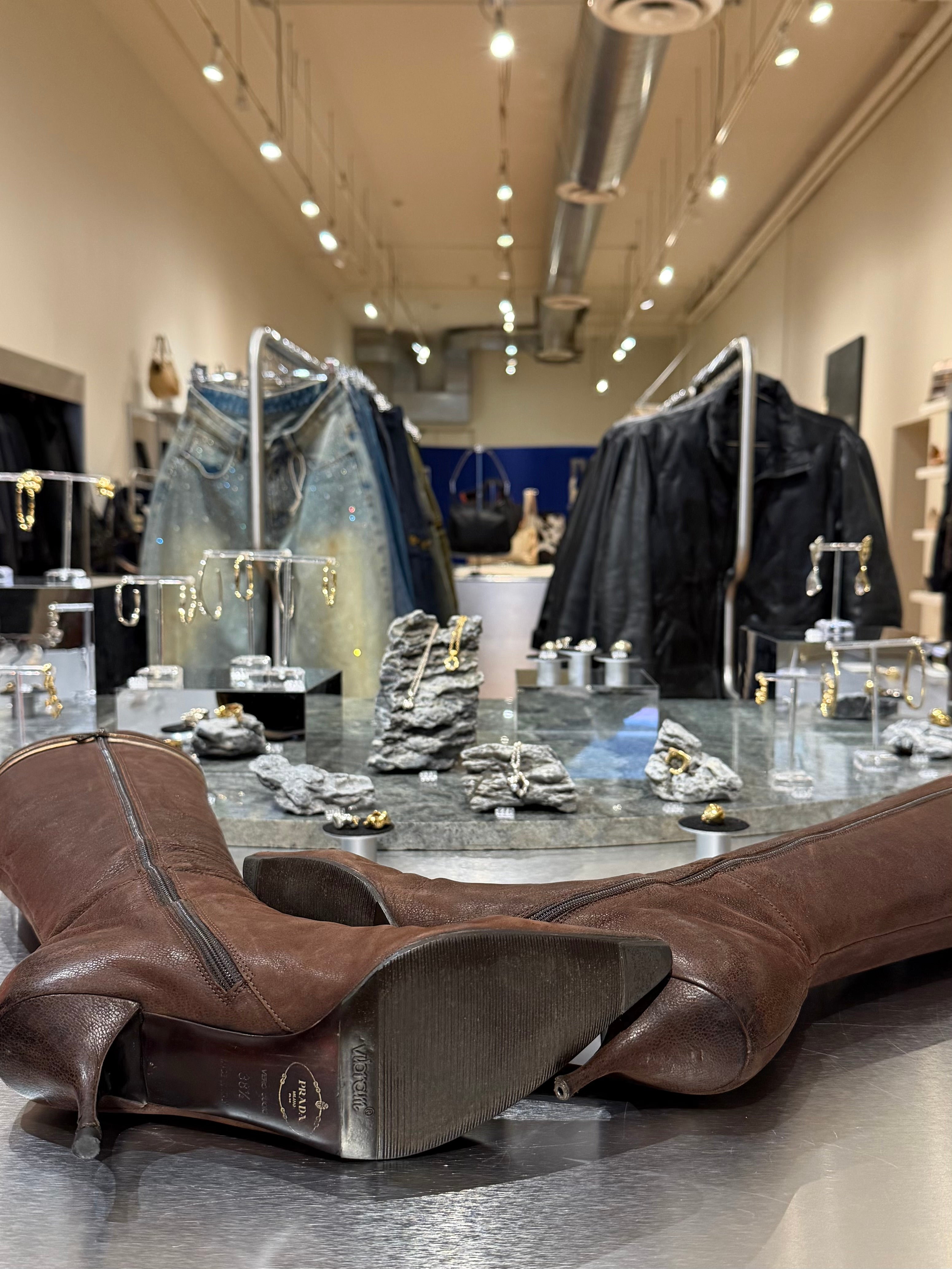 Prada High Knee Boots