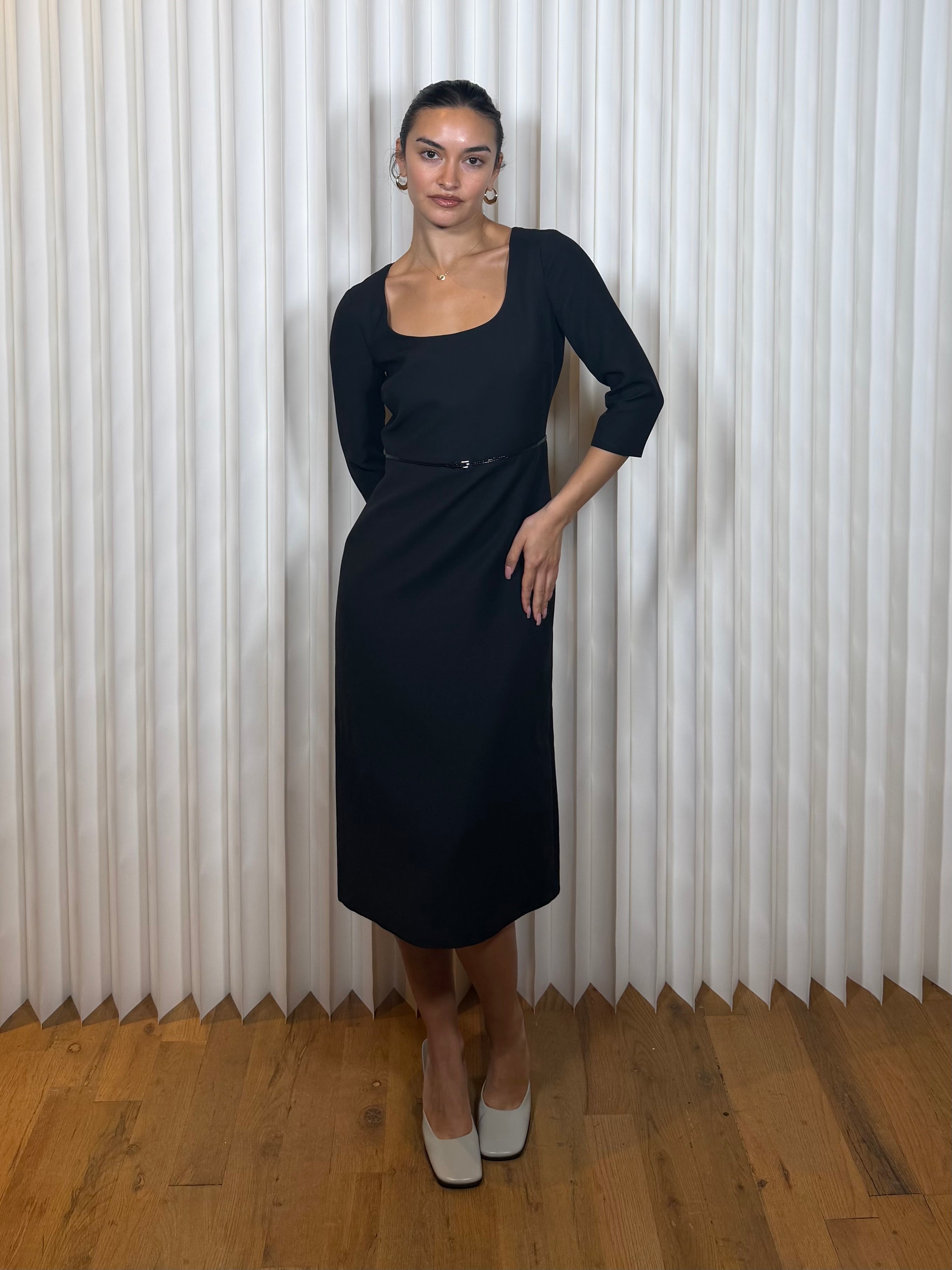 Gucci Black Midi Dress