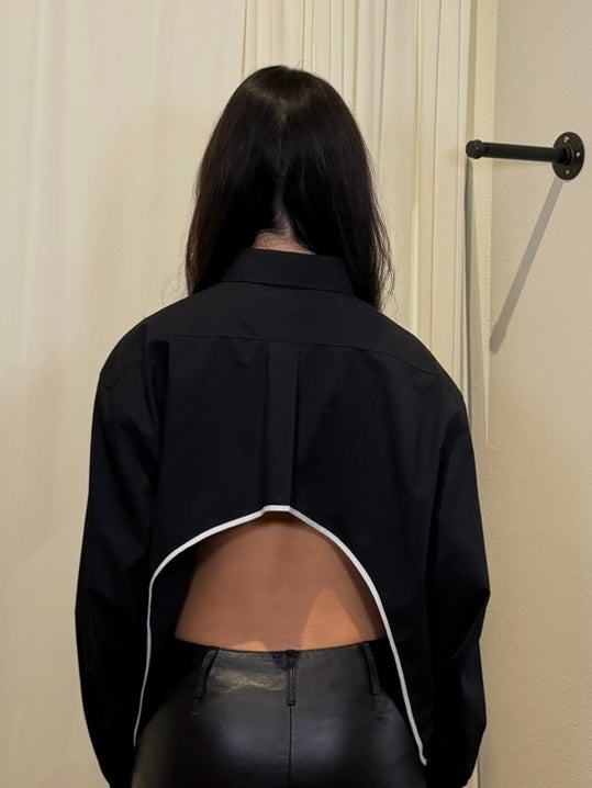 Frida Reworked Button Up ‘Black’