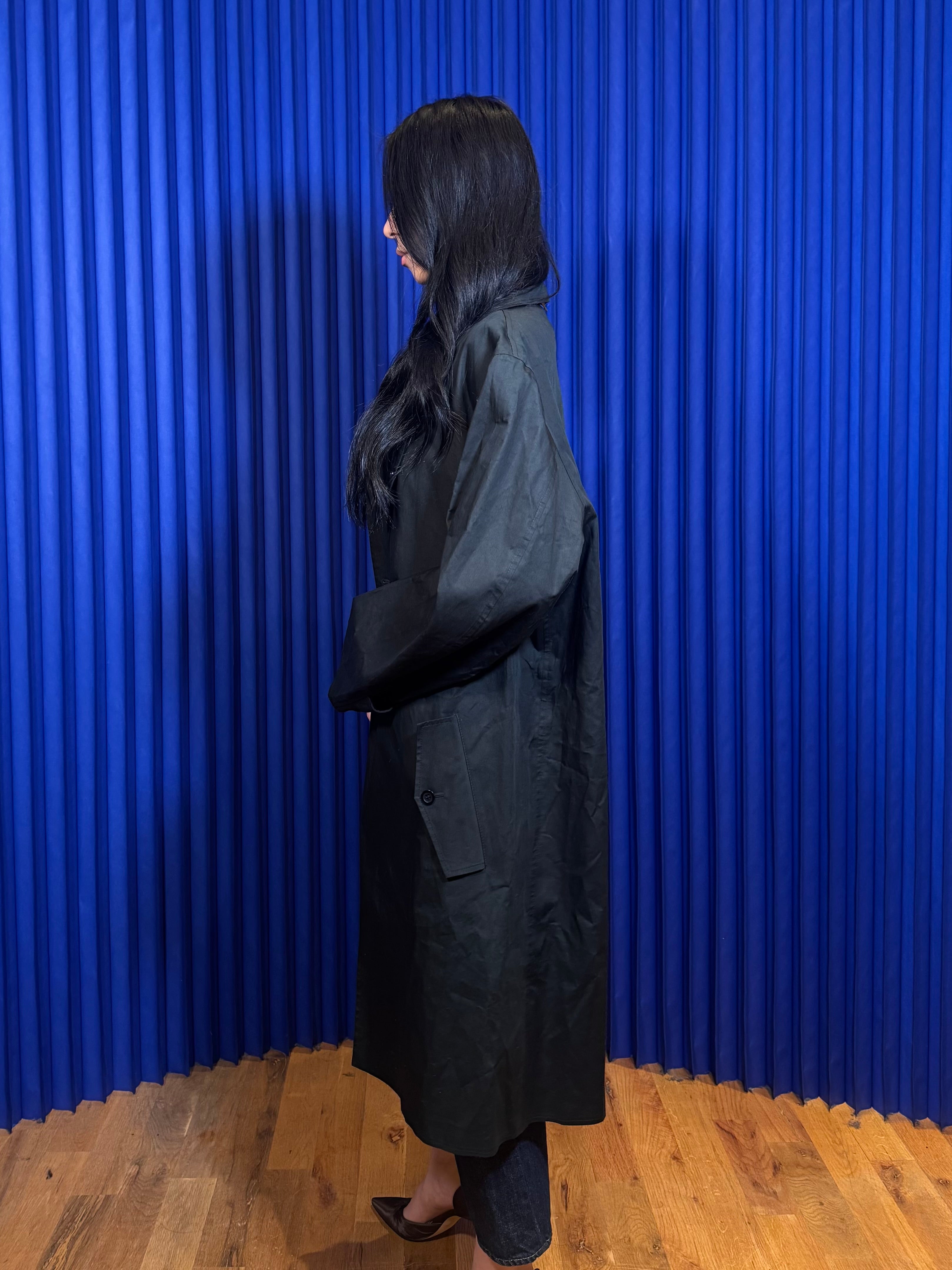 VINTAGE VERSACE COTTON COAT ‘Black’