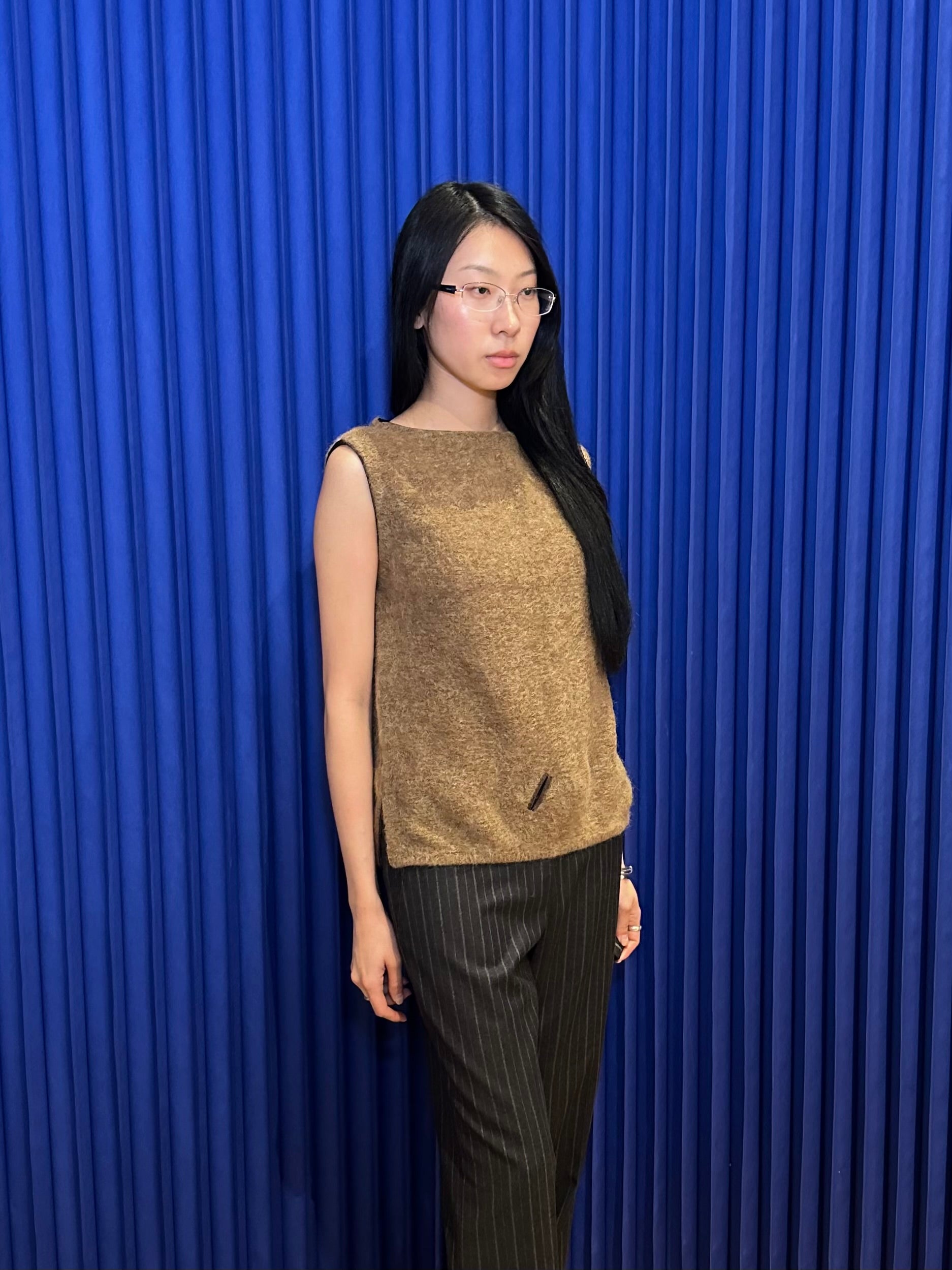 Fendi Mohair Sleeveless Sweater Vest