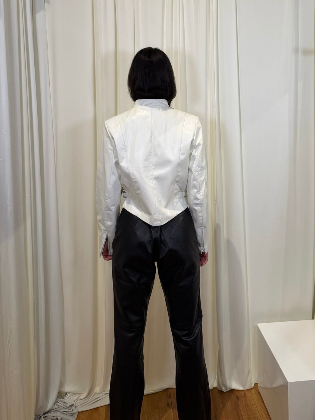 Wilson’s White Moto Jacket