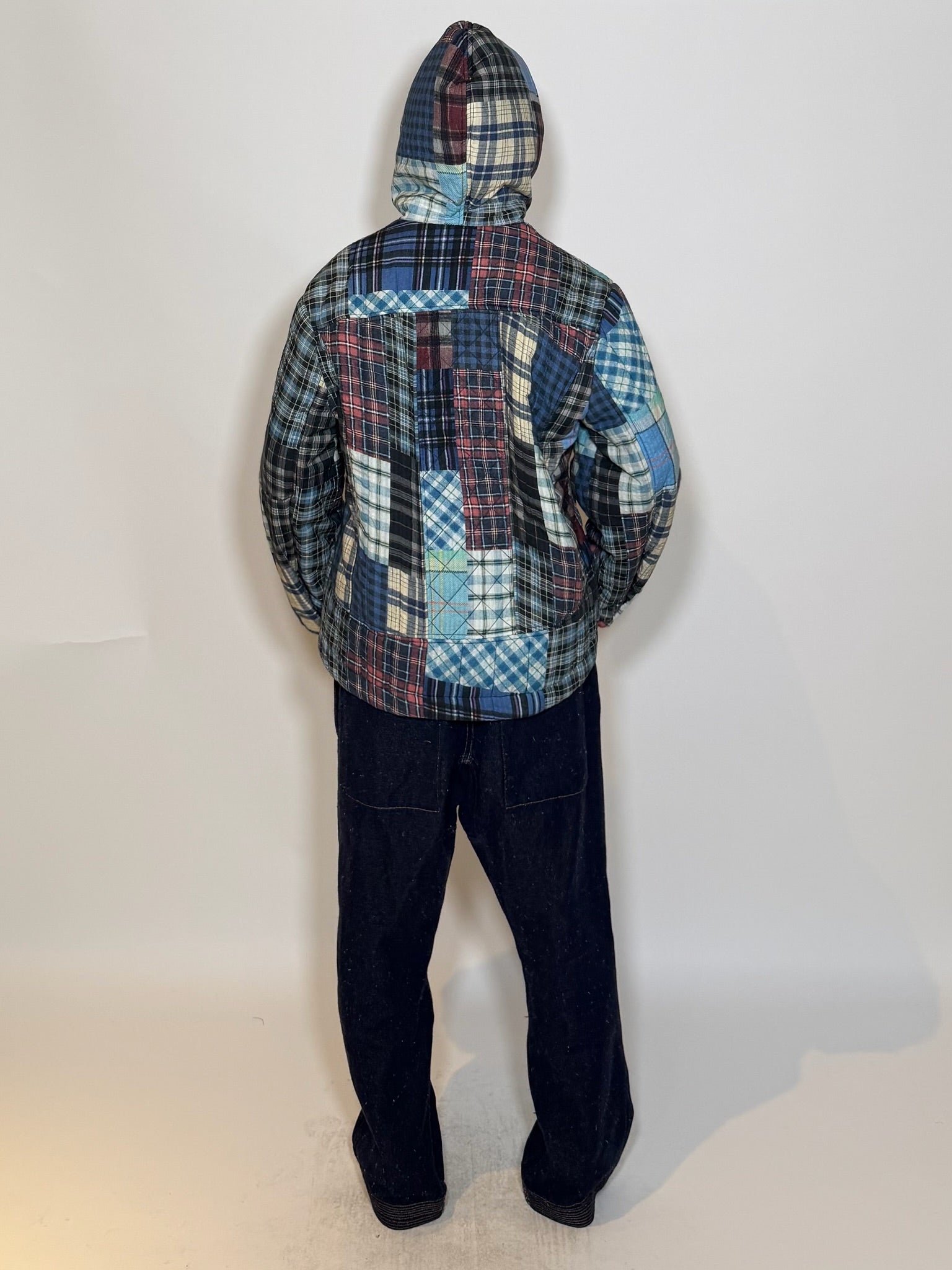 Damson Madder Megan Quilted Patchwork Jacket