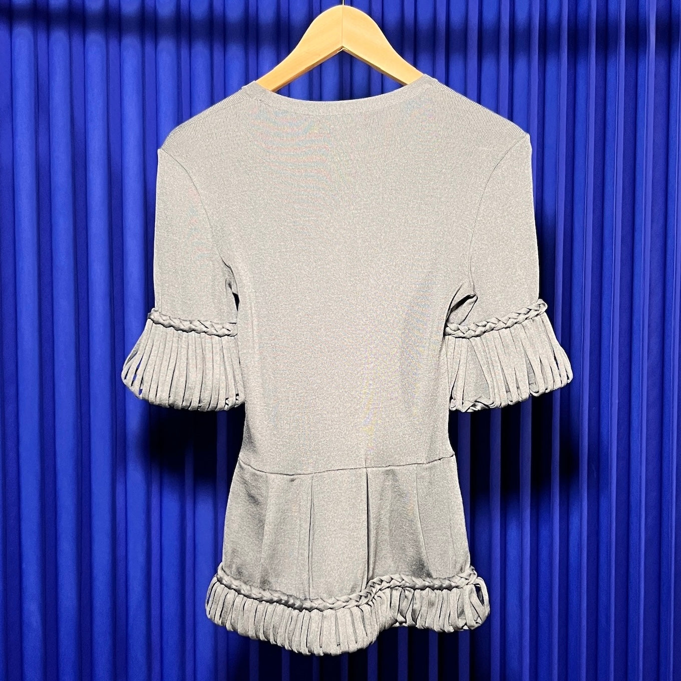 BURBERRY SHORT SLEEVE KNITTED TOP