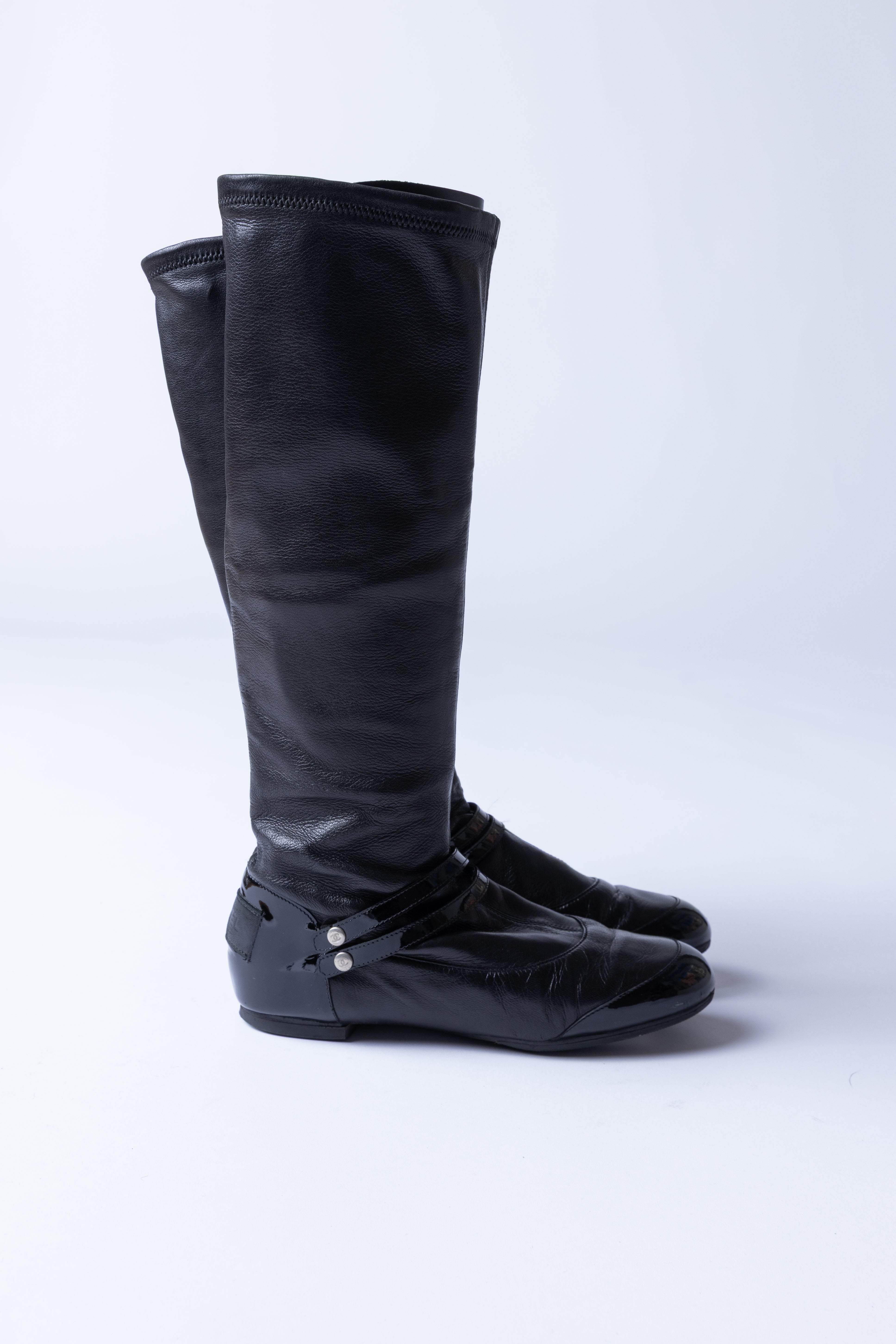 Chanel Leather Boots