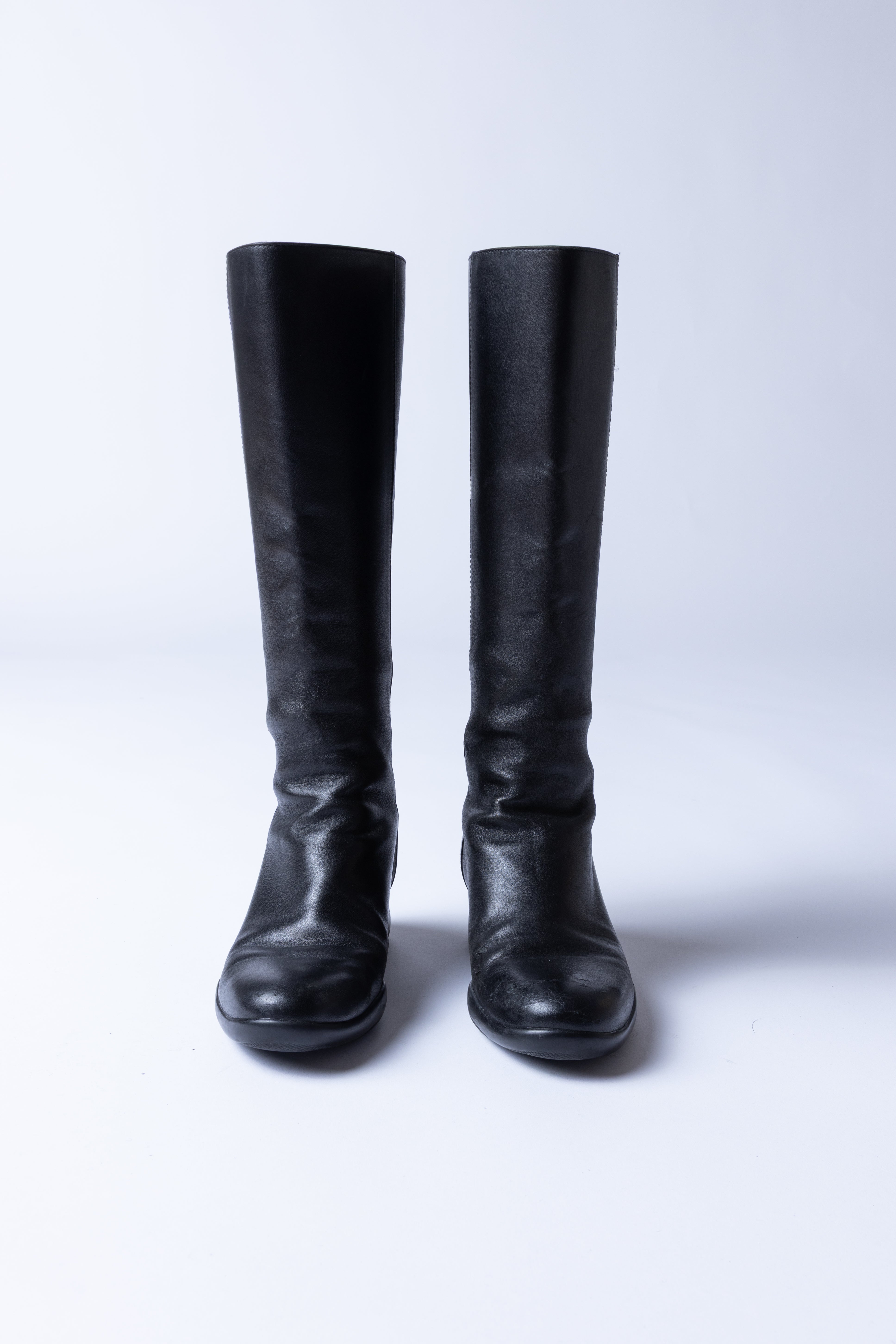 Linea Rossa Equestrian Leather Knee Boots