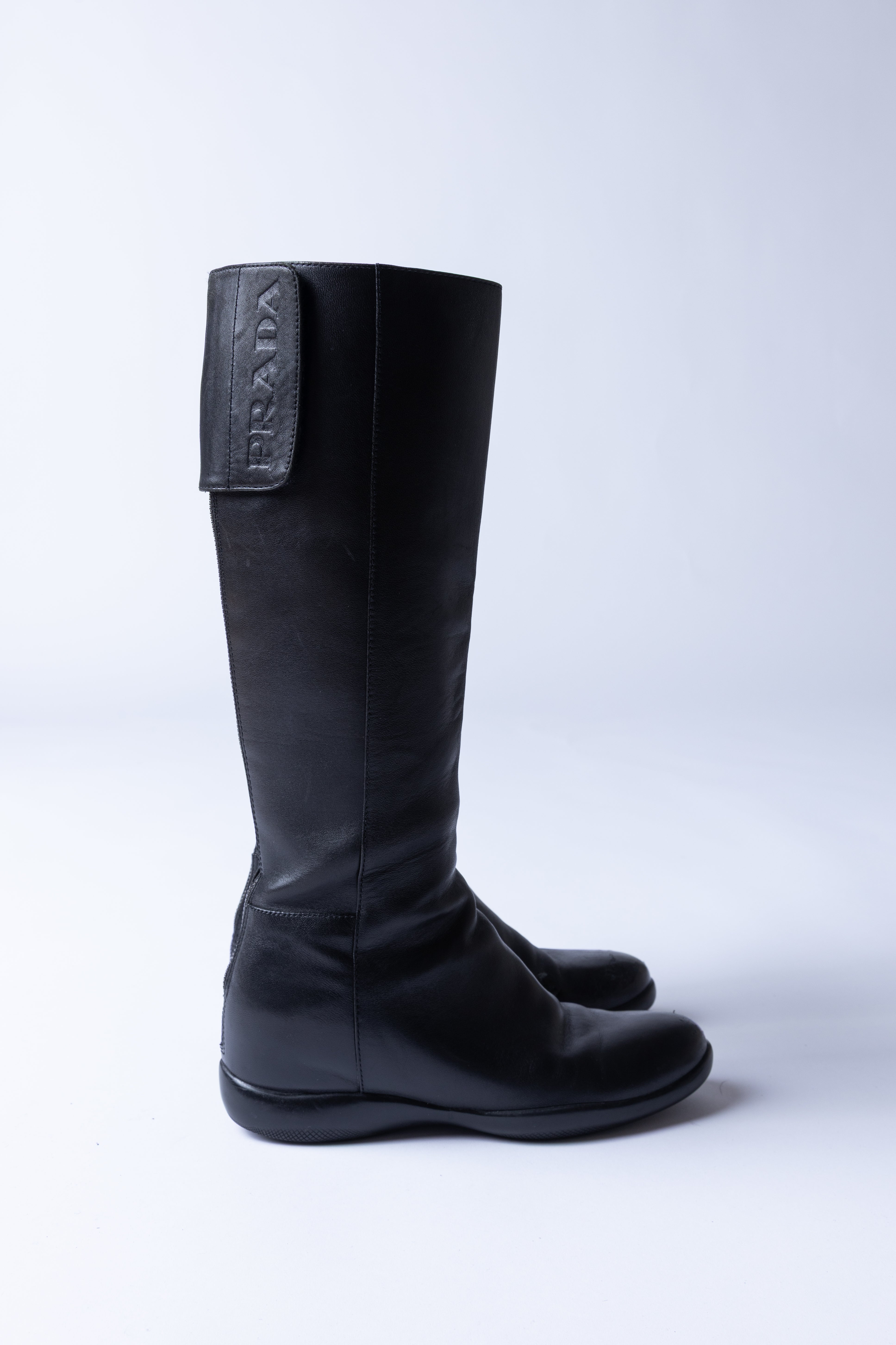 Linea Rossa Equestrian Leather Knee Boots