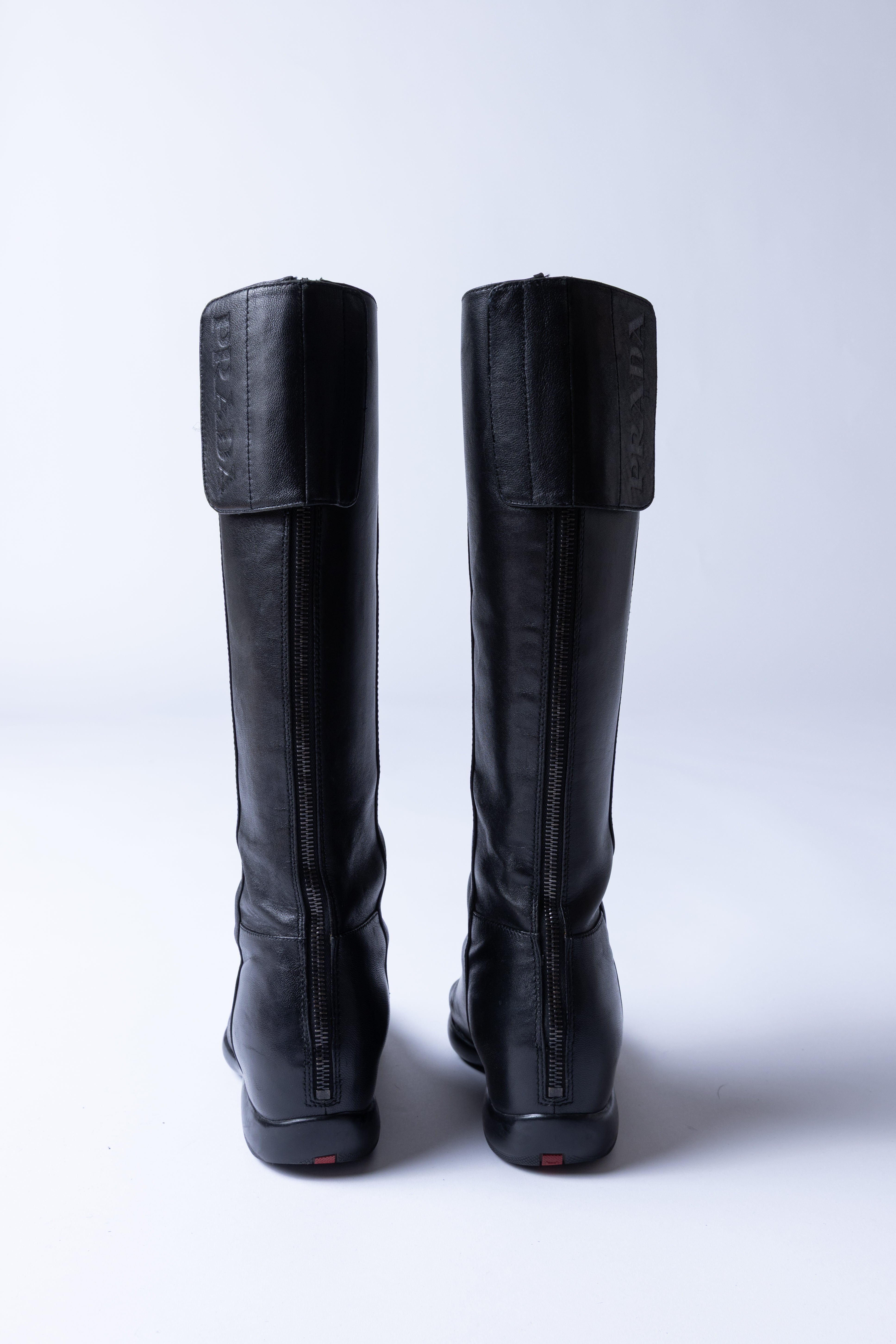 Linea Rossa Equestrian Leather Knee Boots