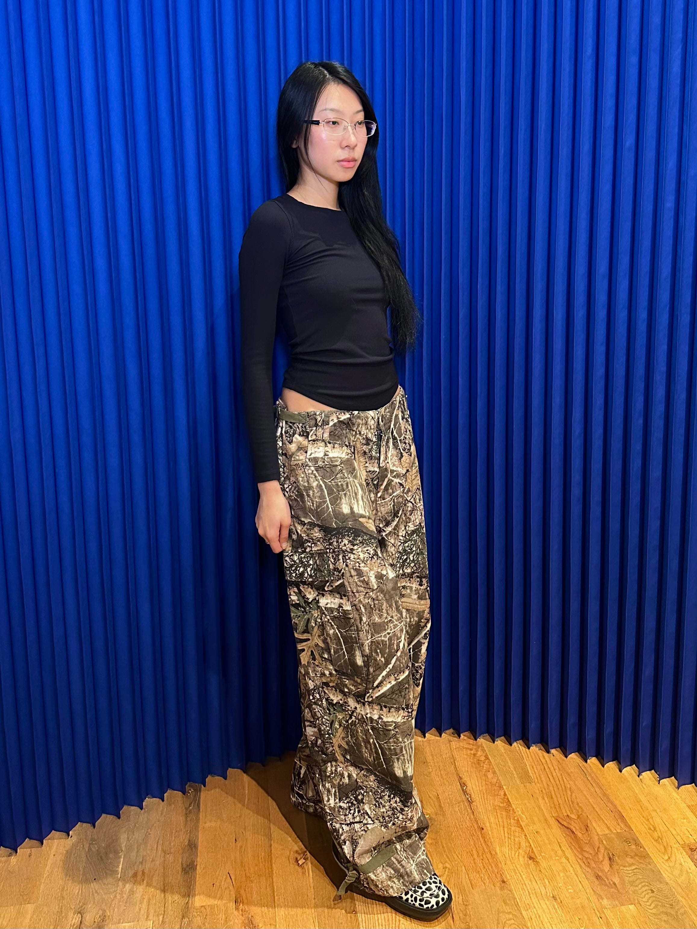 Anglan Camo Wide Pants