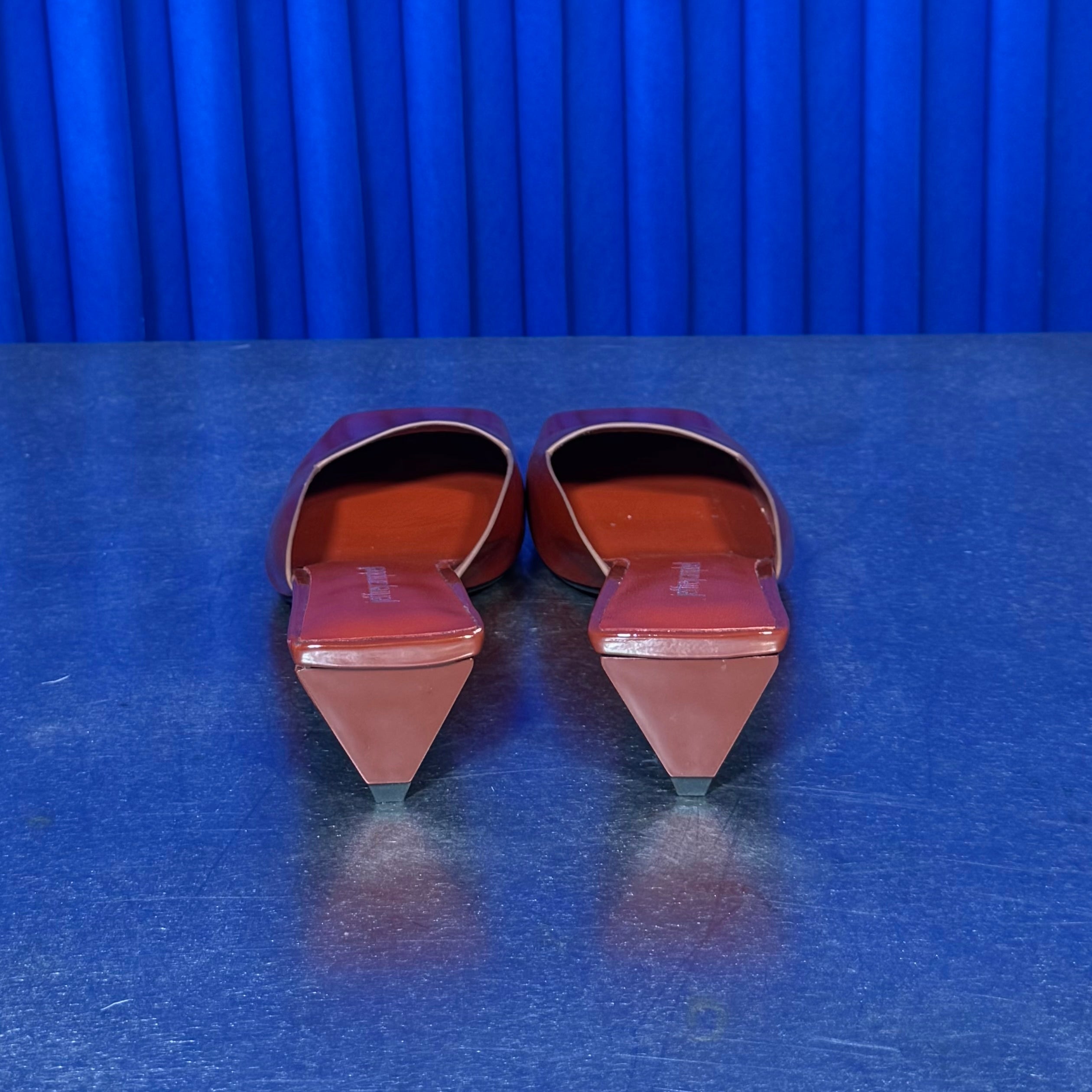 JEFFREY CAMPBELL RED MULES