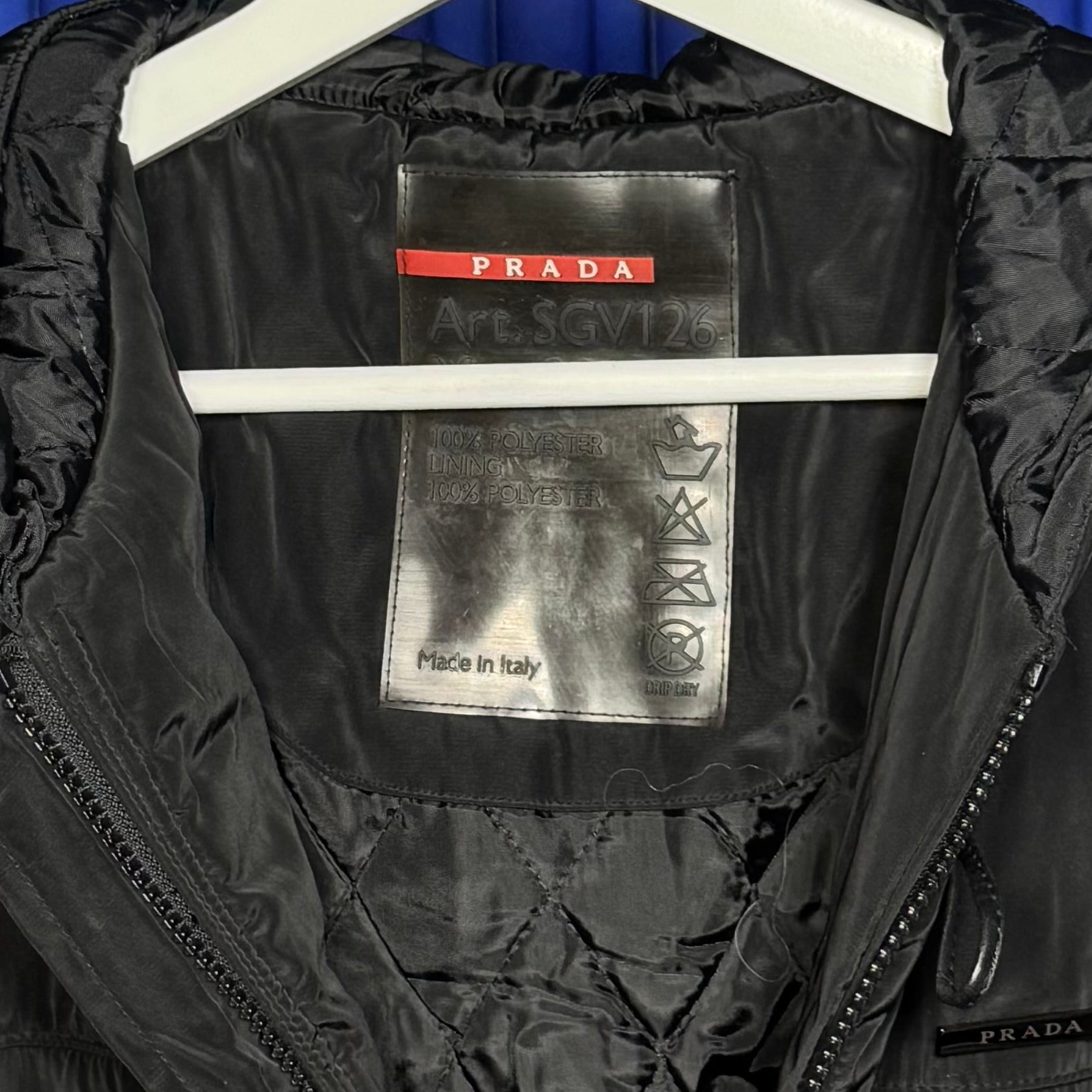 VINTAGE PRADA NYLON HOODE COAT