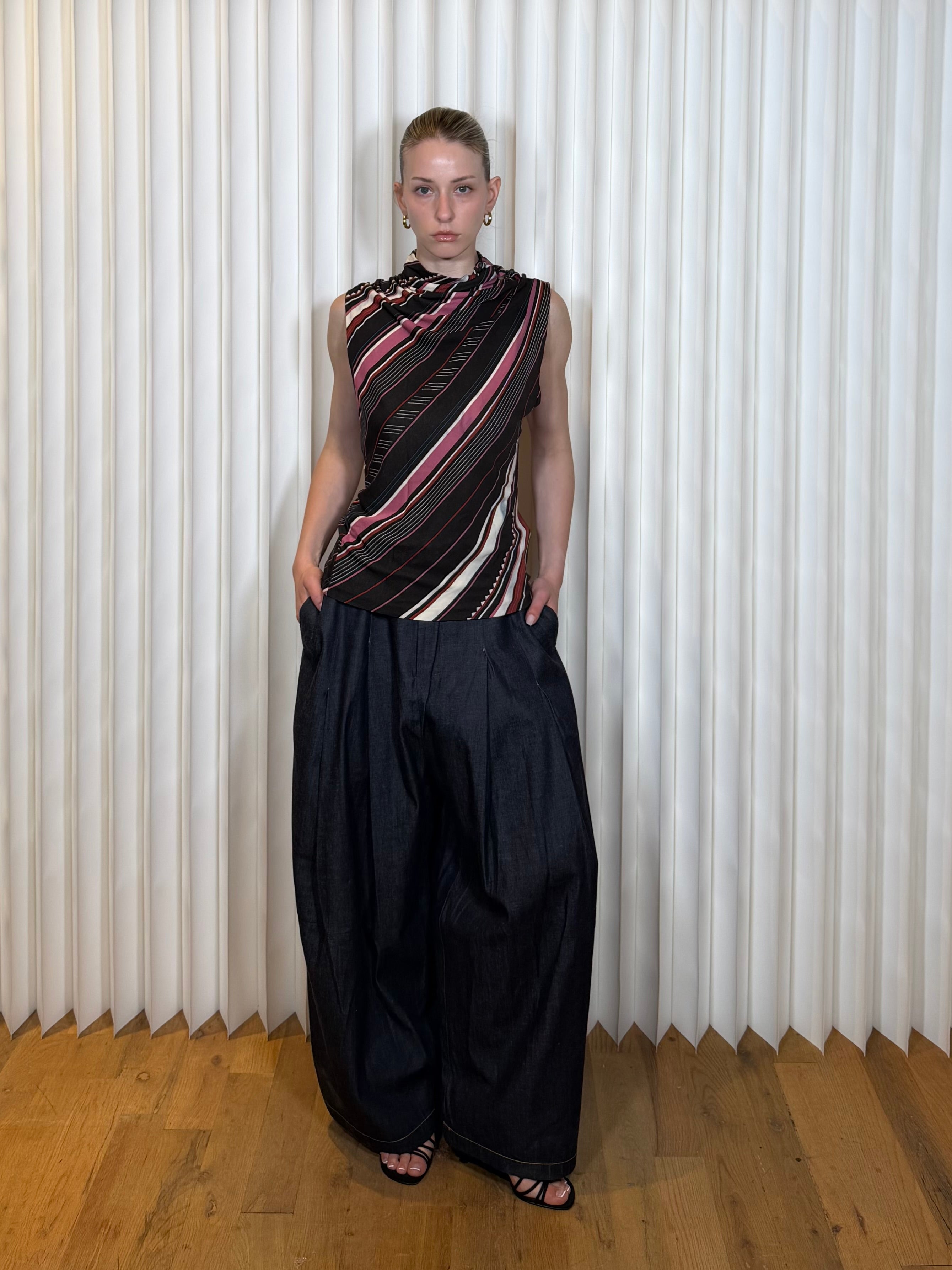 Shinya Kozuka Hi, Baggy Indigo Pants