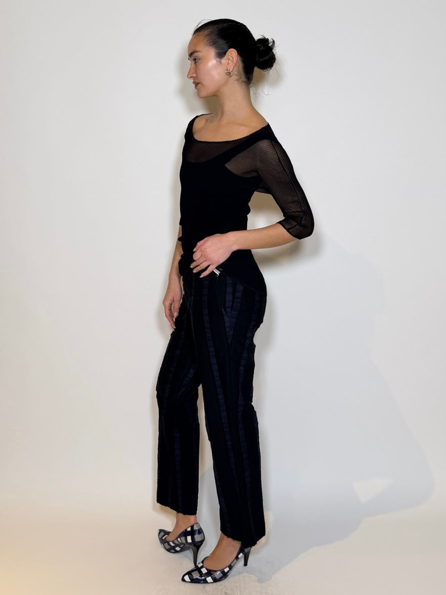 2000s Issey Miyake Cotton Distressed Pant