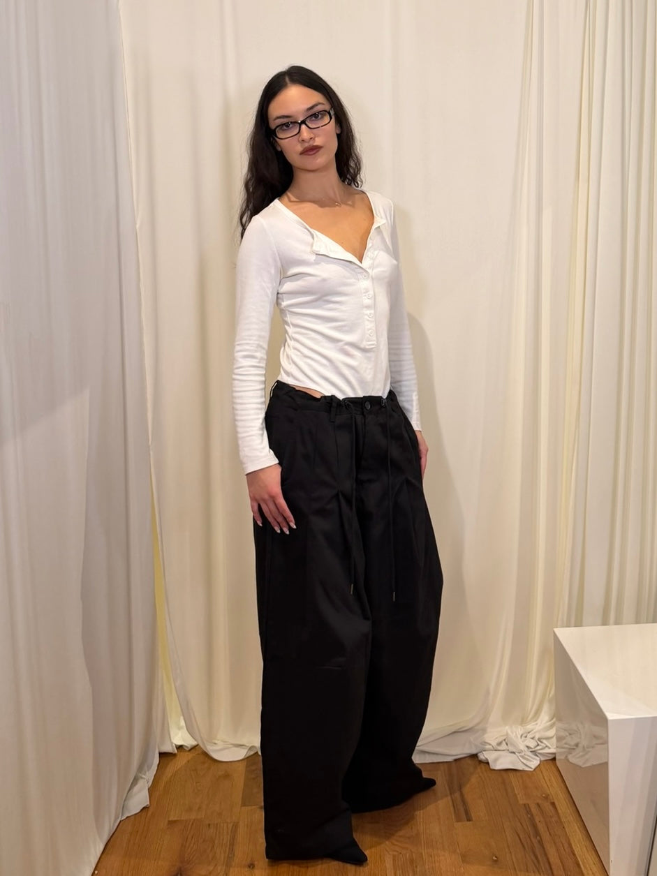 Free Market Costes Pleated Wide Pants