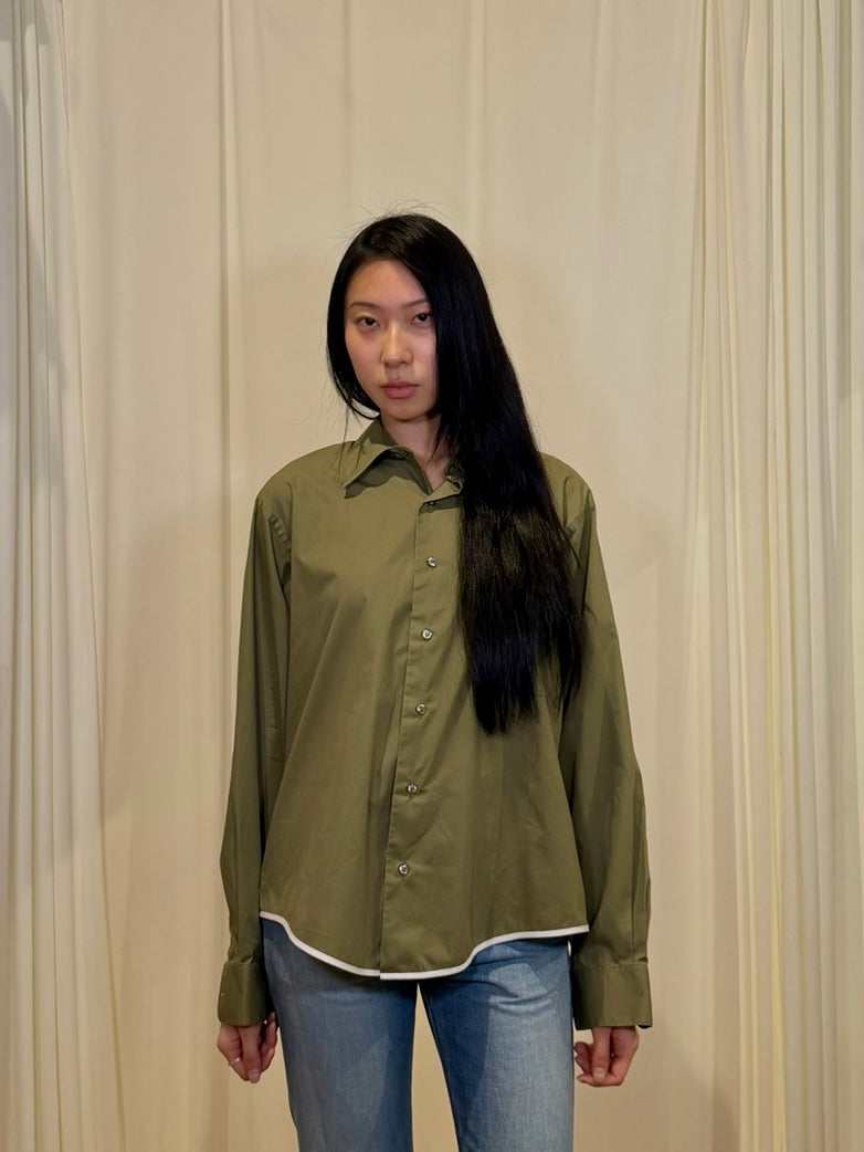 Frida Reworked Button Up ‘Olive’