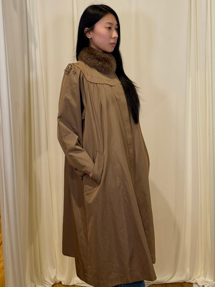 Vintage YLS Fourrures  Nylon Coat