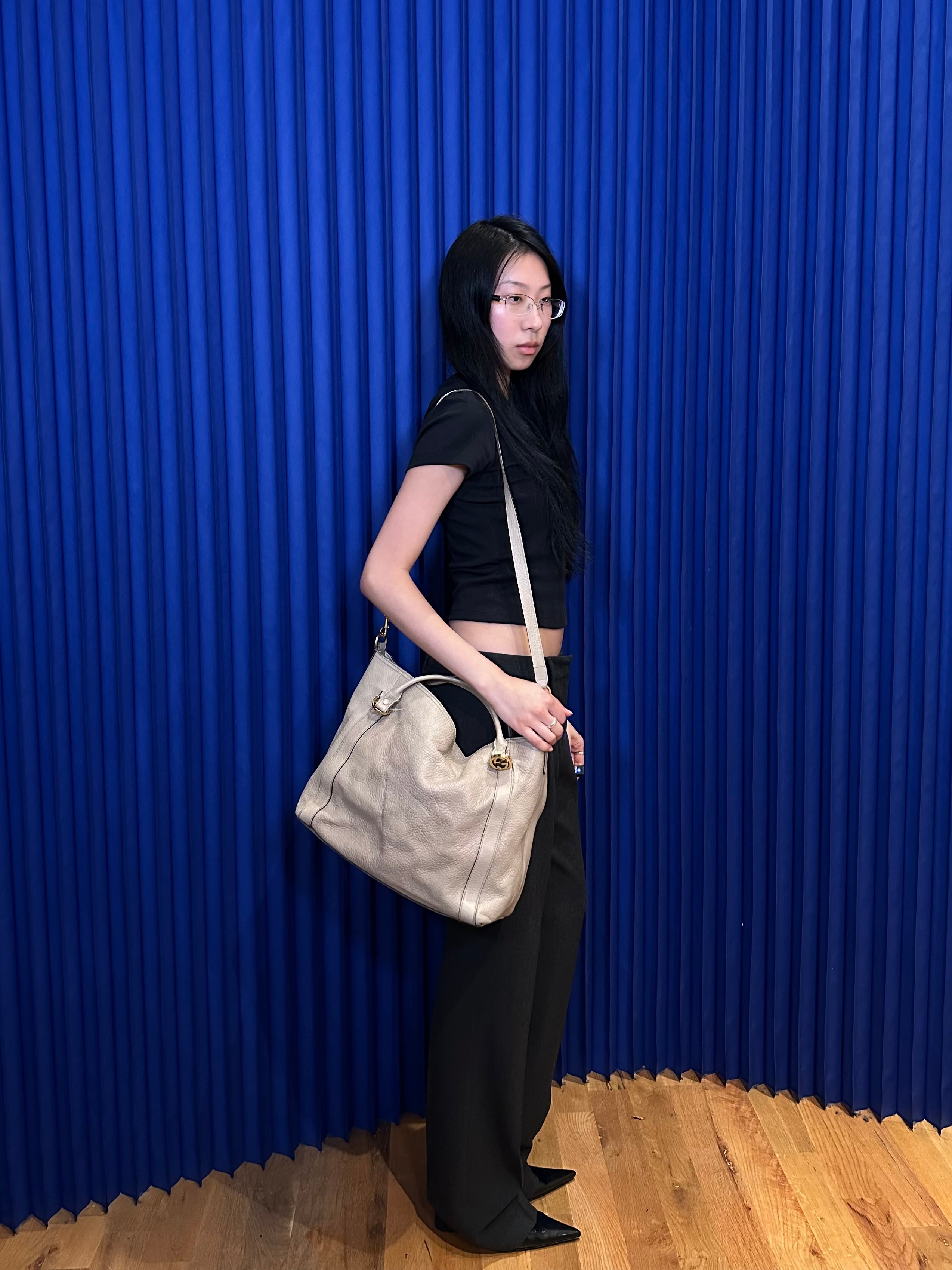 Gucci Miss GG Convertible Tote Leather