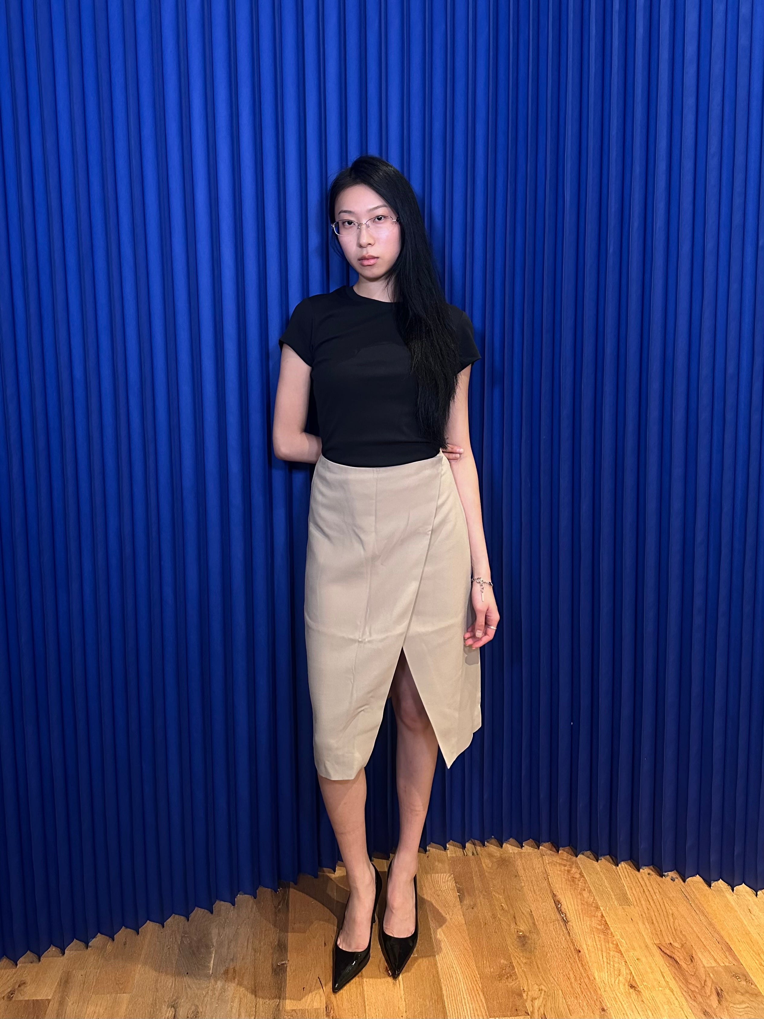 Fendi Silk Midi Skirt