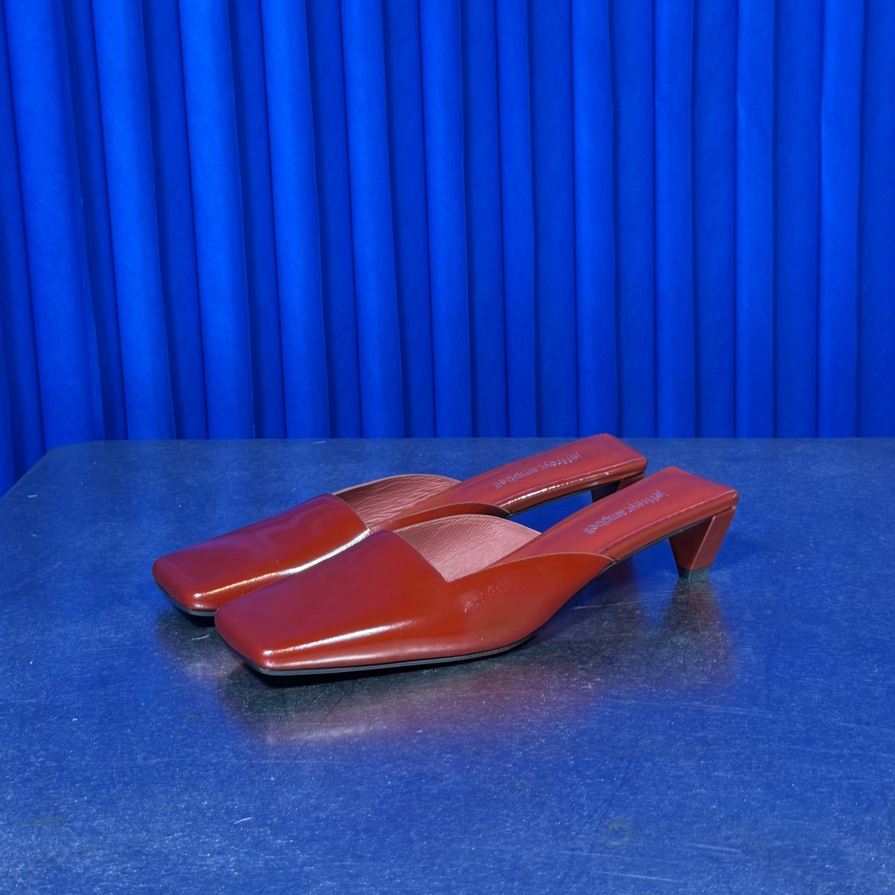 JEFFREY CAMPBELL RED MULES