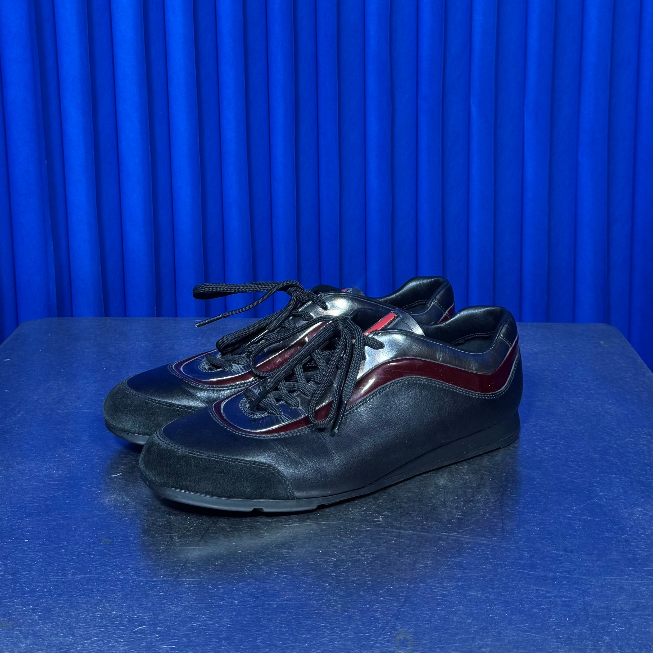 PRADA LEATHER SNEAKERS