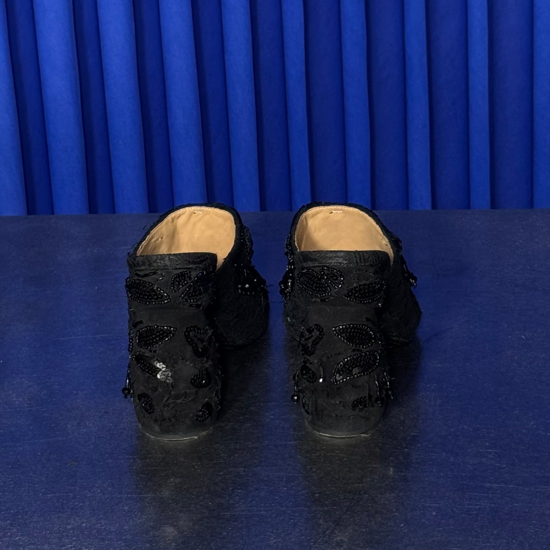 DRIES VAN NOTEN BEADED HEELS