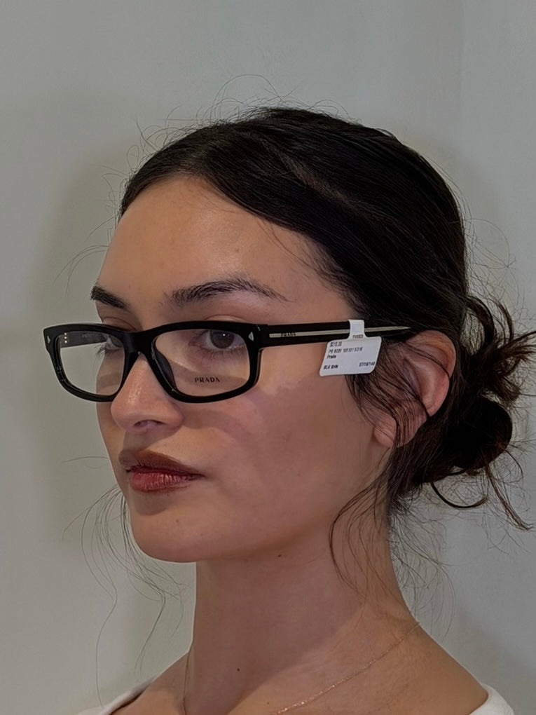 Prada PR B 02V EYEGLASSES ‘BLACK’￼