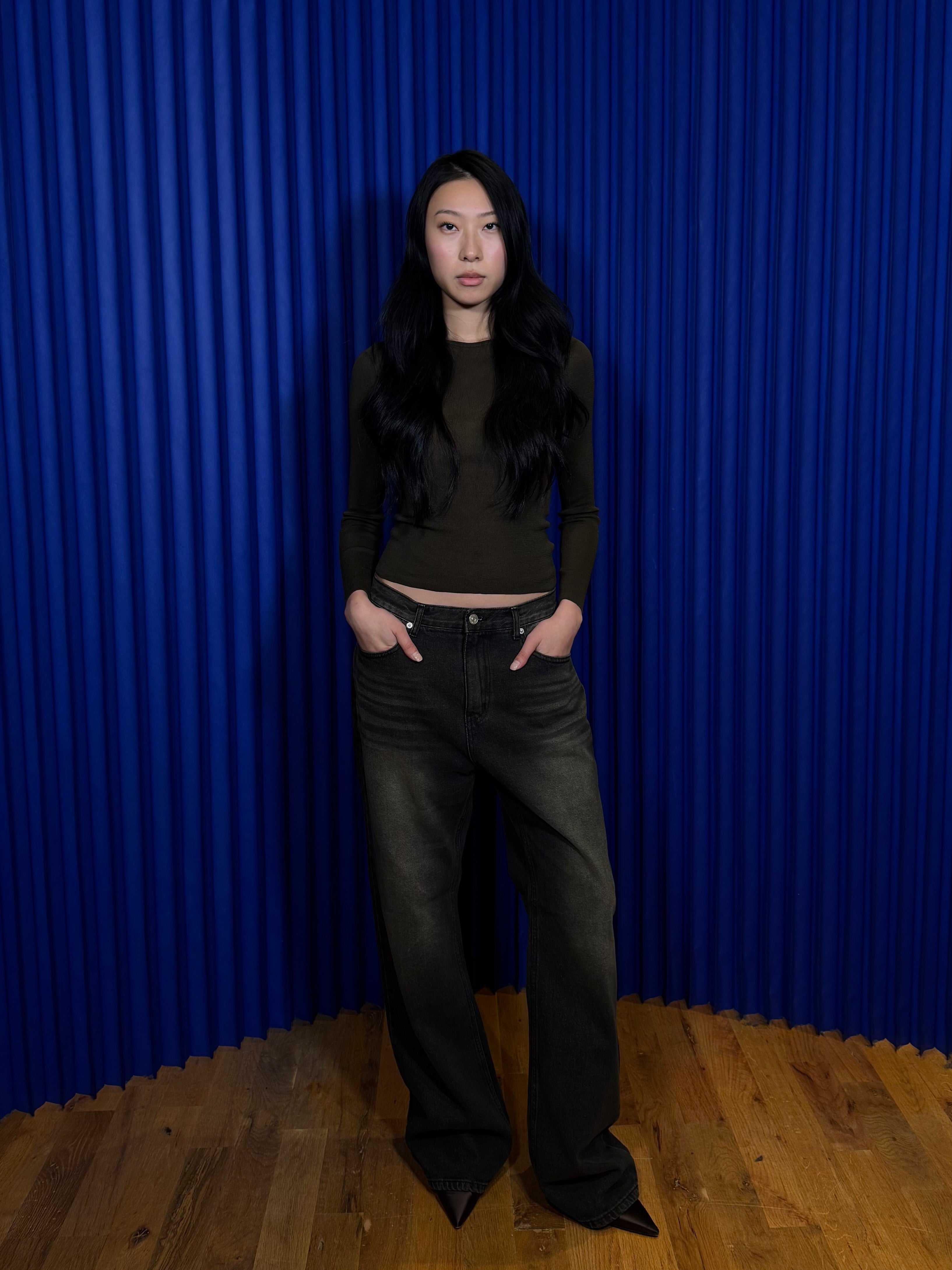 FREE MARKET DOT DIRTY STRAIGHT JEANS