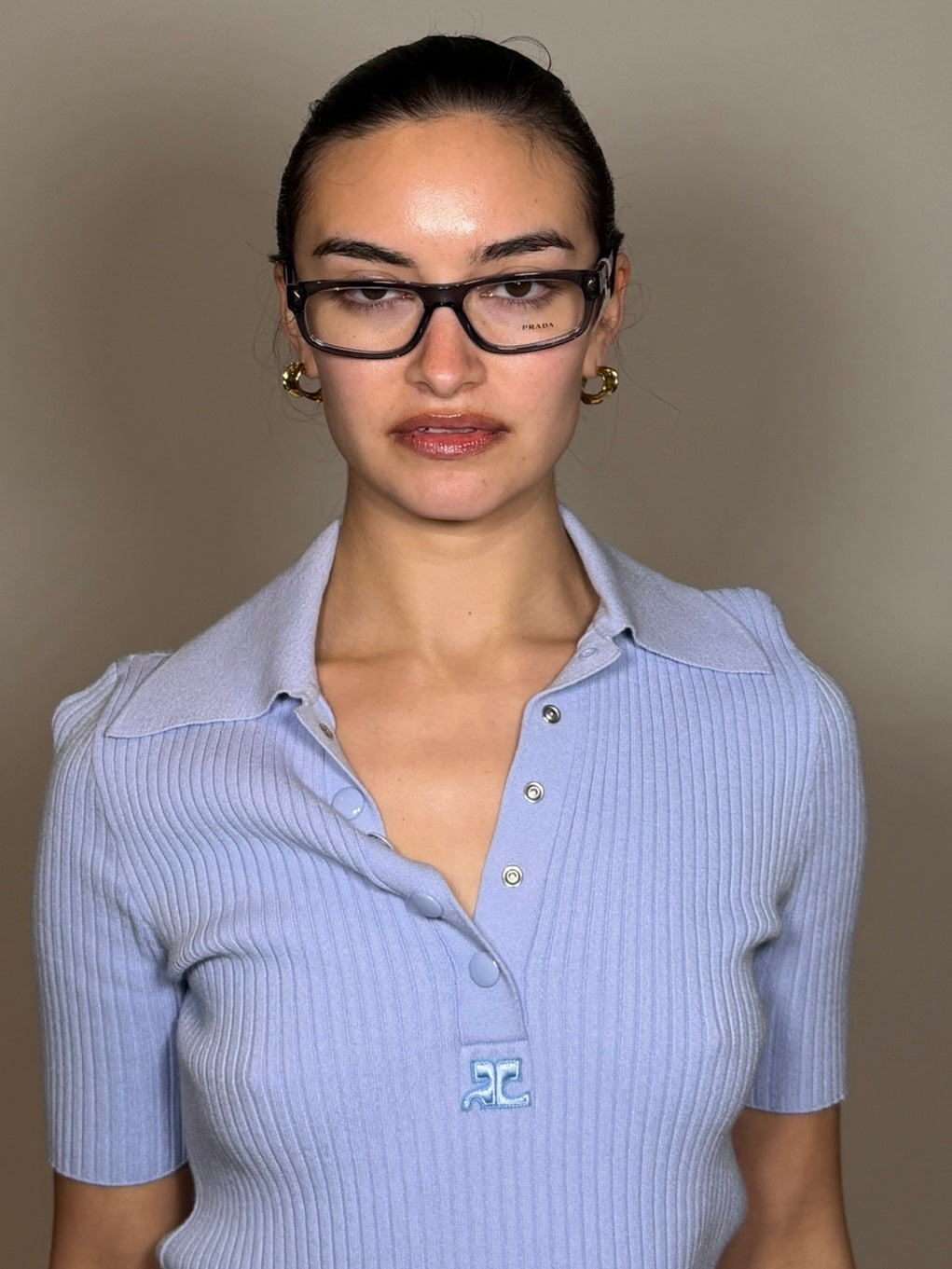Prada PR  B02V Blue Eyeglasses