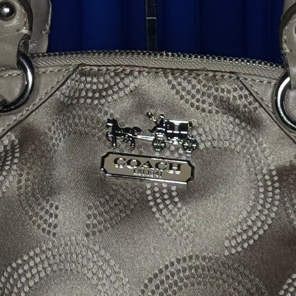 COACH MADISON DOTTED SOPHIA SATCHEL