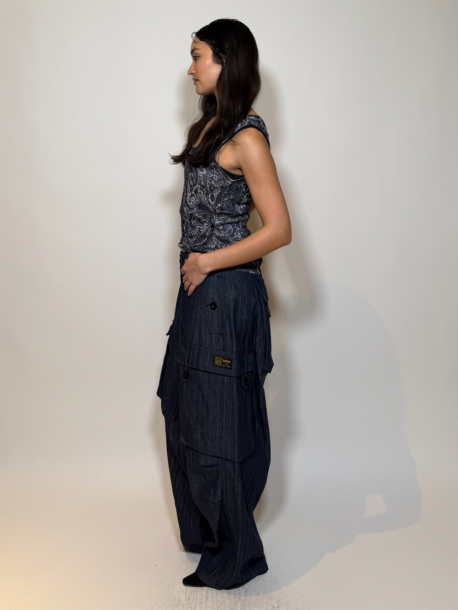 Free Market Cati Dept Monkey Pants ‘Herringbone’