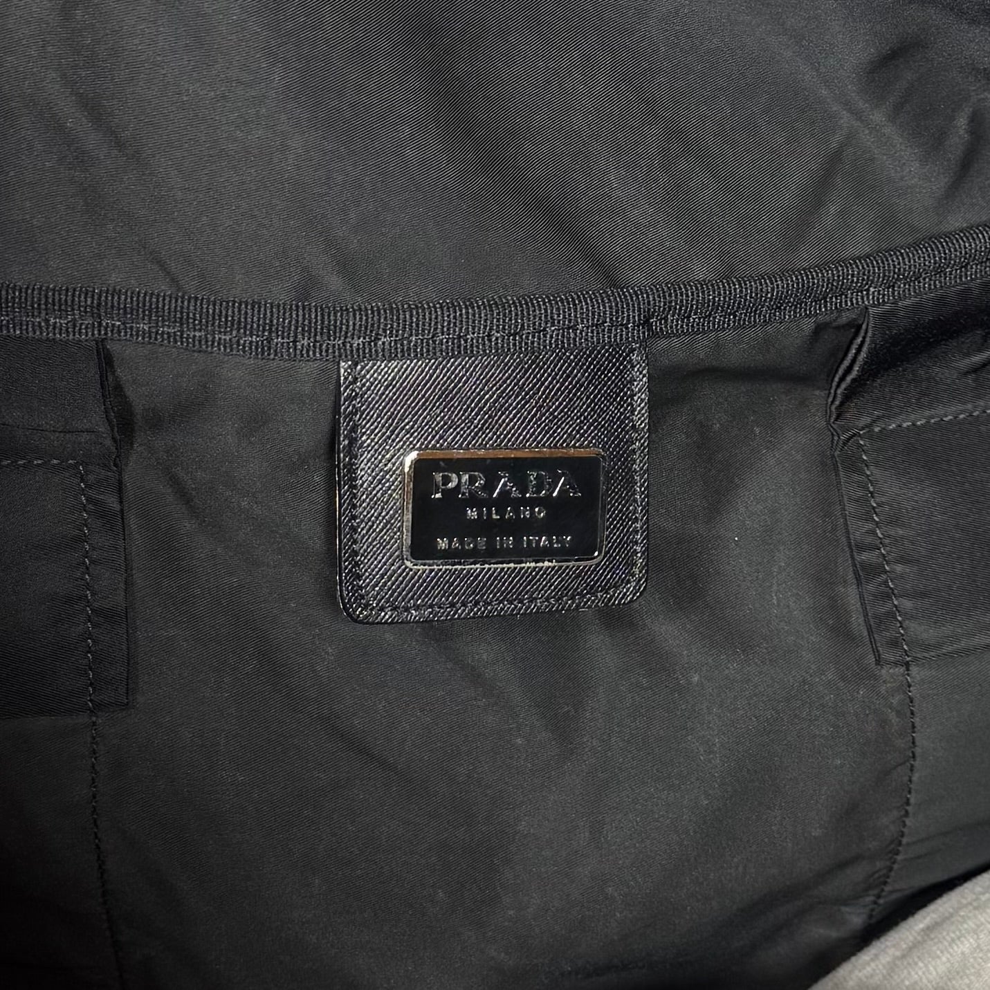 Prada Tessuto Nylon Weekender Travel Bag