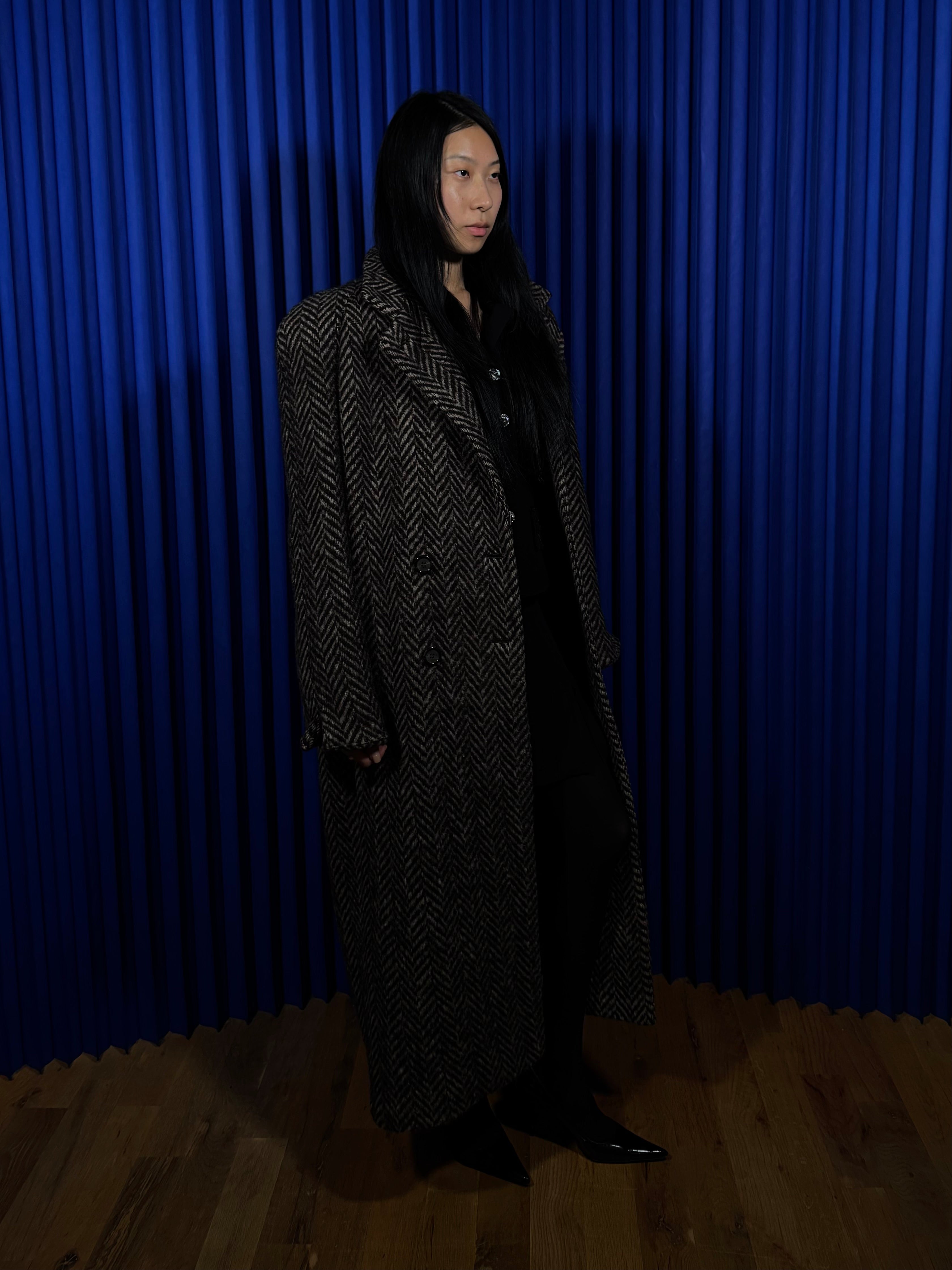 JG Hook Brown Wool Coat