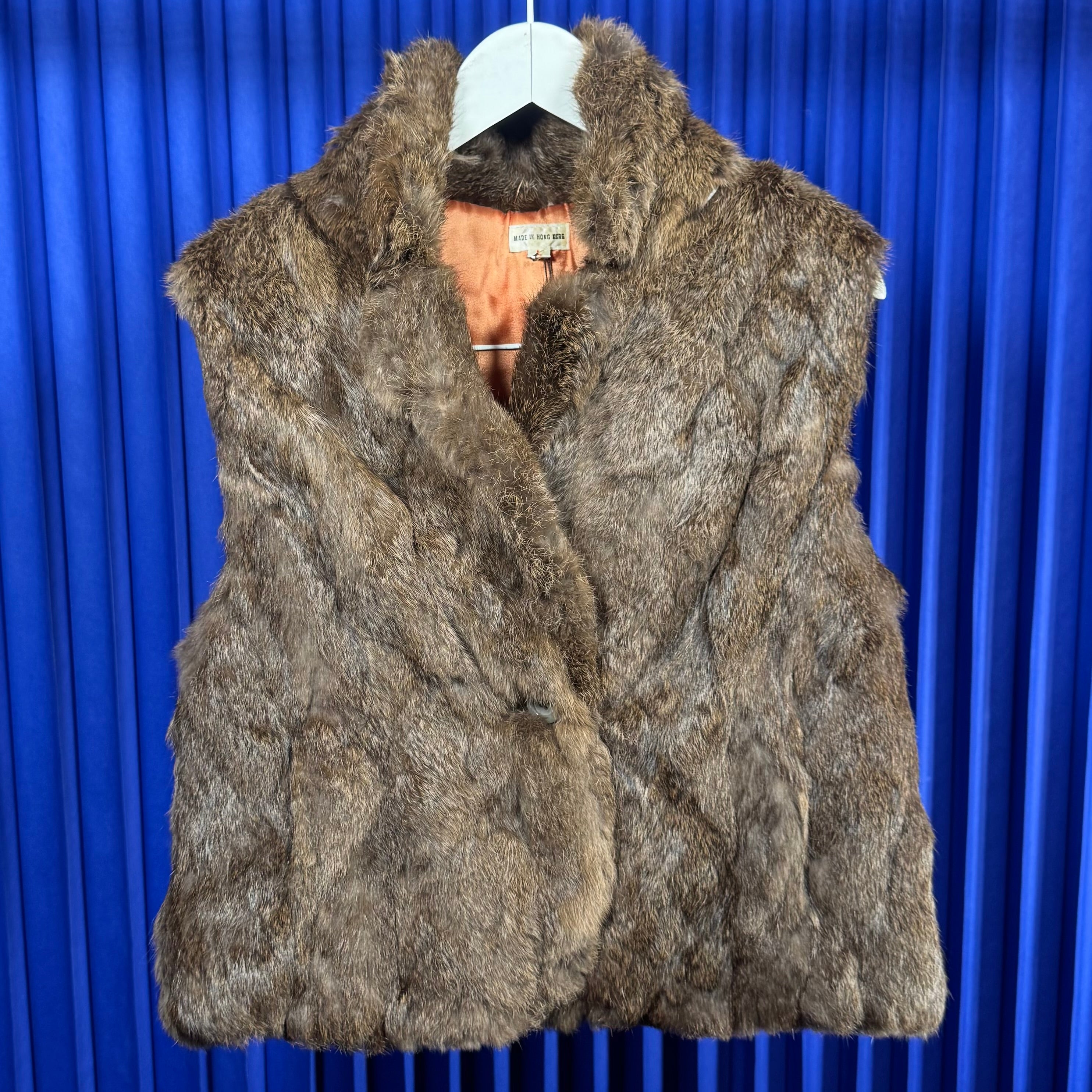 Brown Fur Vest