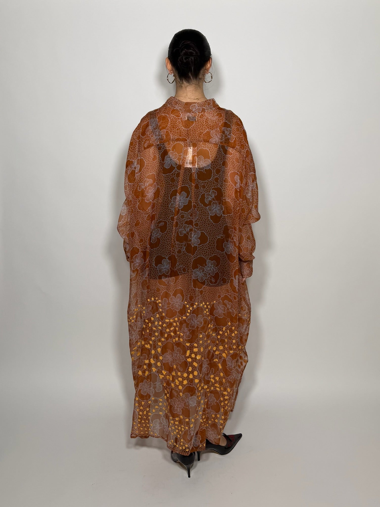 Dries Van Noten Mango Sheer Button Down