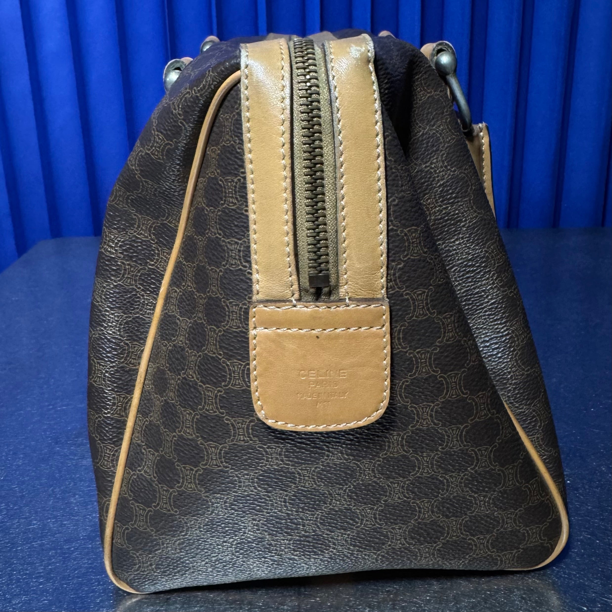 CELINE MACADAM BOSTON HANDBAG