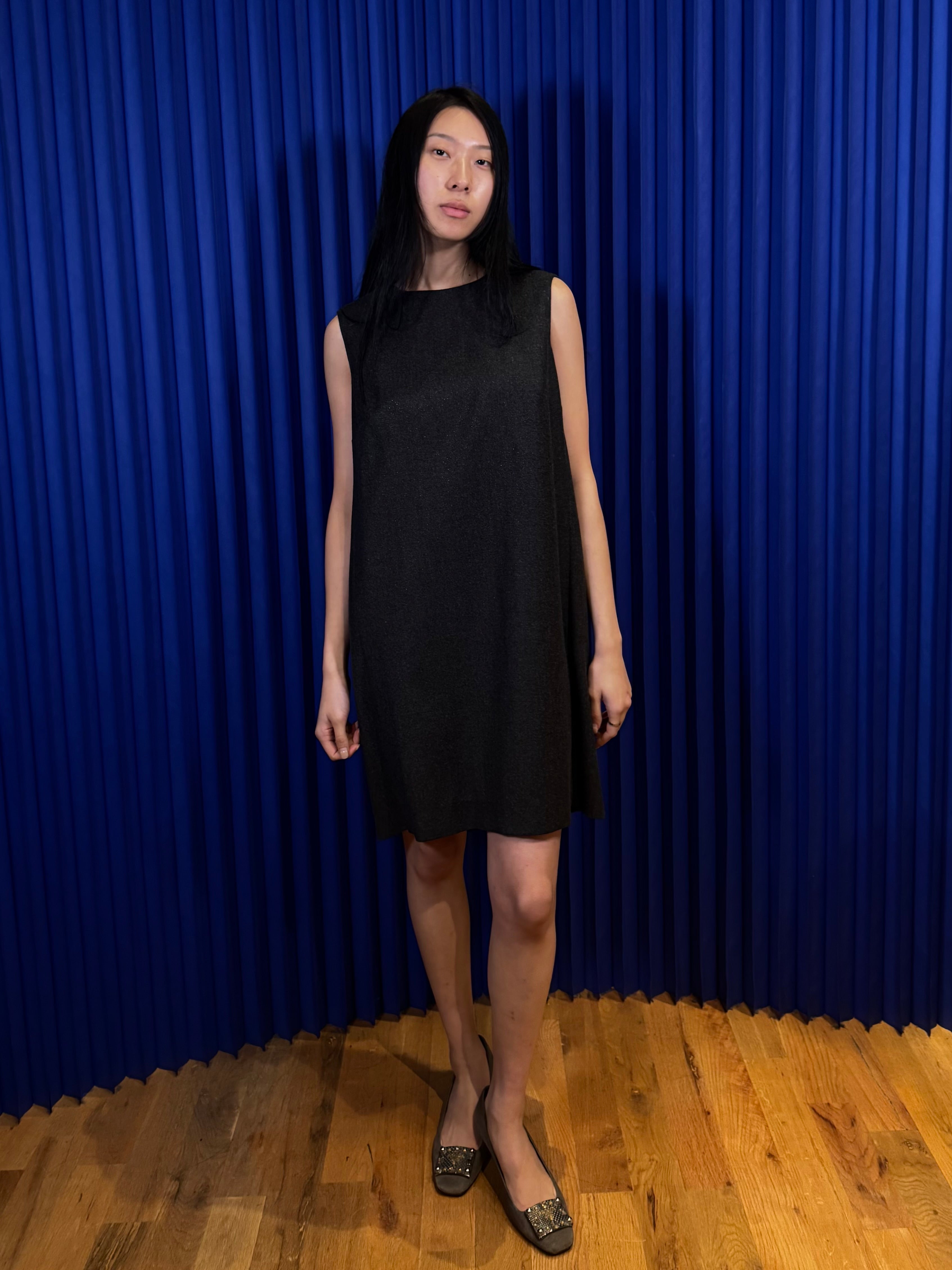 FW 09 YSL WOOL MIDI DRESS