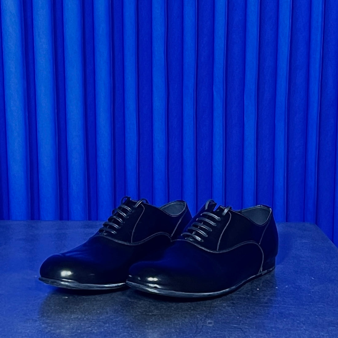 D & G PATENT LEATHER DERBY