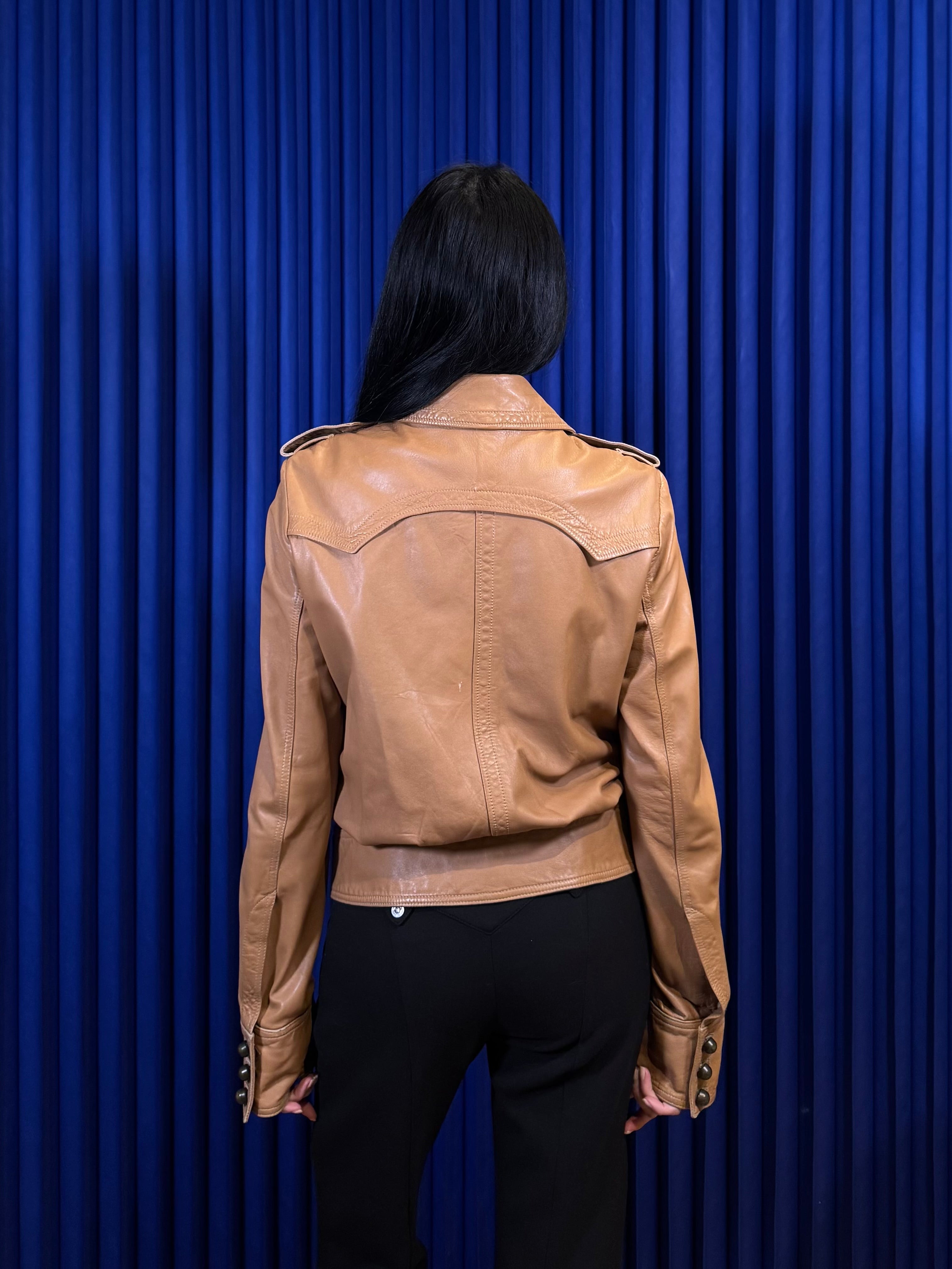 Diesel Double Breasted Leather Jacket