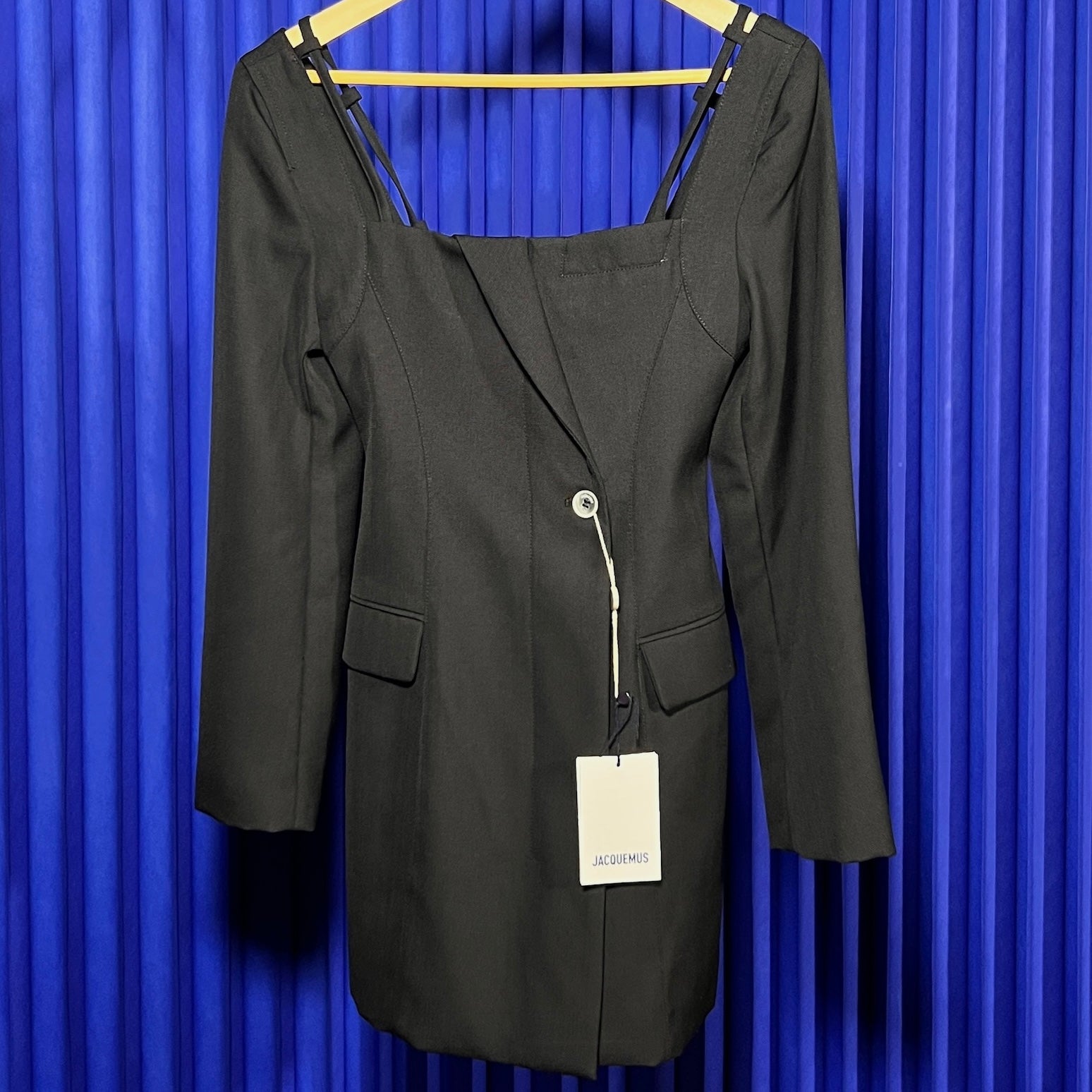 JACQUEMUS LA MONTAGNE BLAZER MINI DRESS